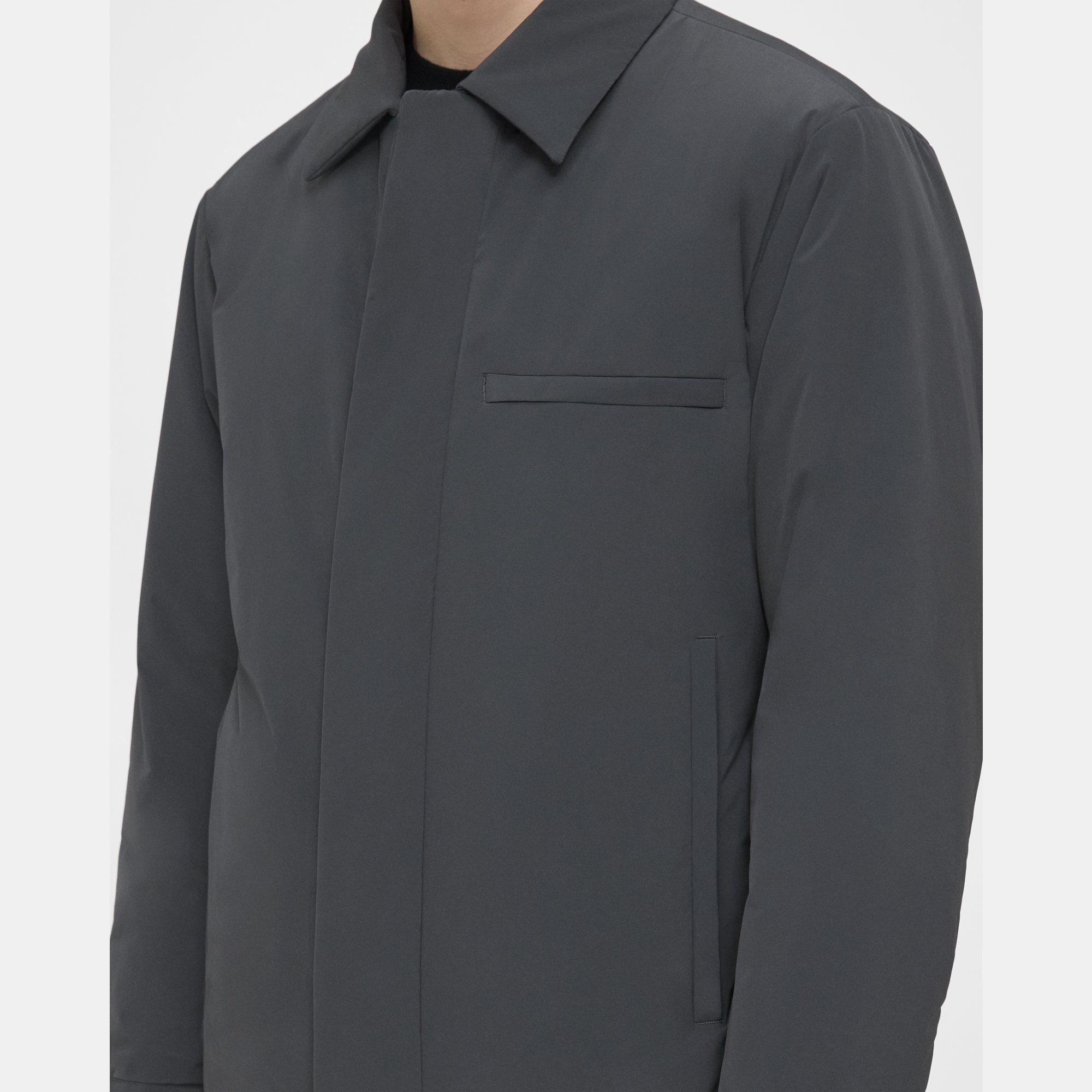 Danny Zip Jacket in Paper Nylon