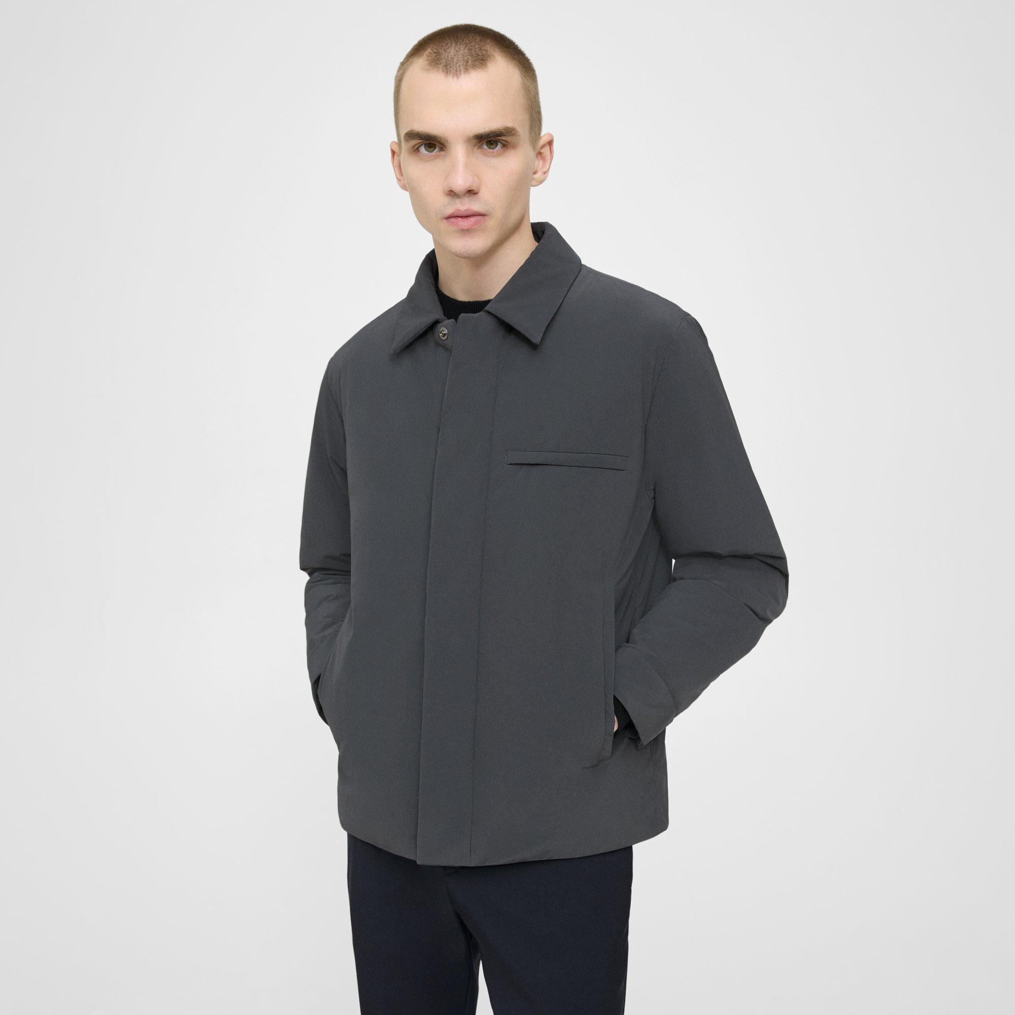 Danny Zip Jacket in Paper Nylon