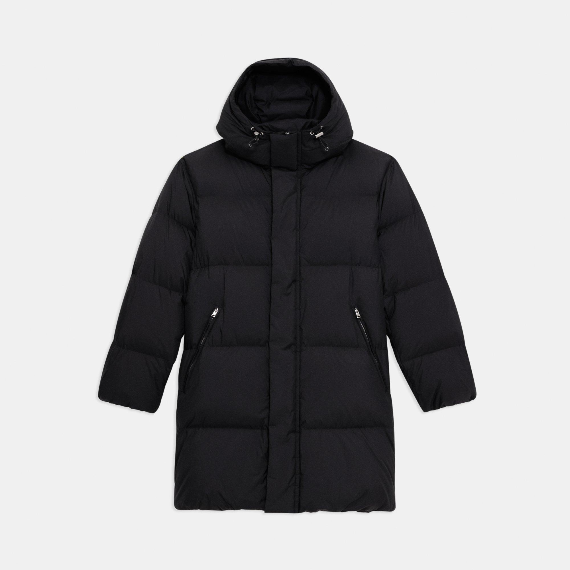 Declan Puffer Coat in Water-Resistant Nylon