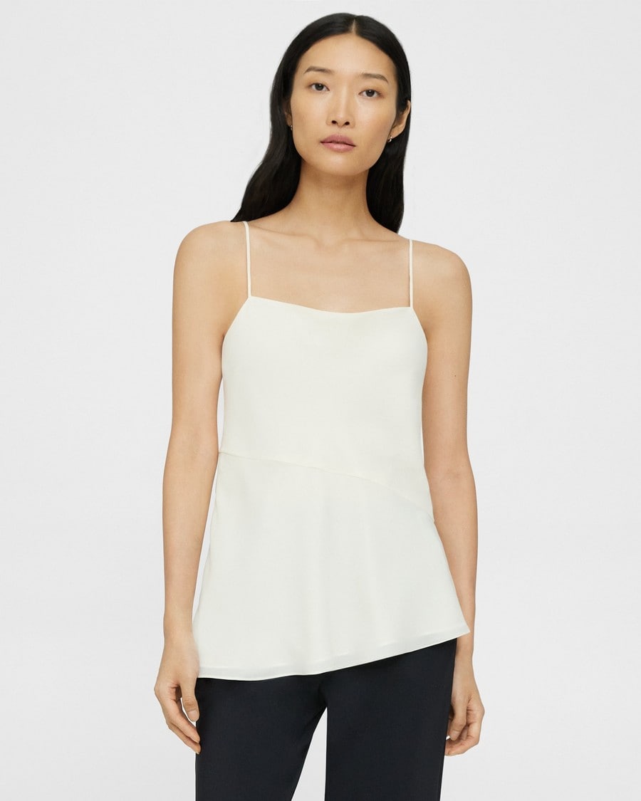 Draped Camisole in Recycled Georgette