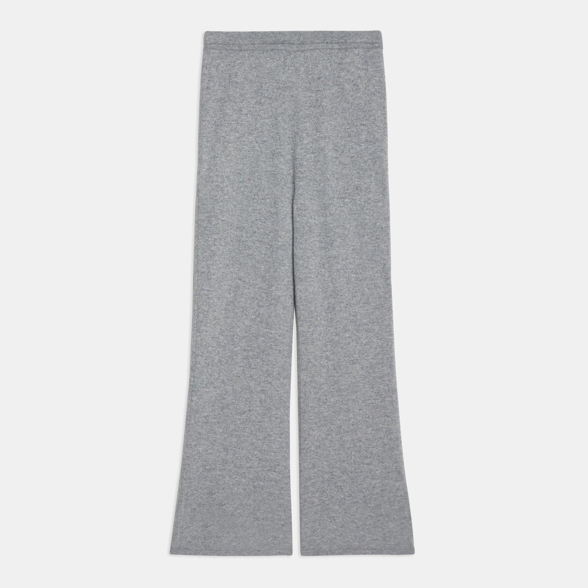 Flared Wide-Leg Pant in Cashmere