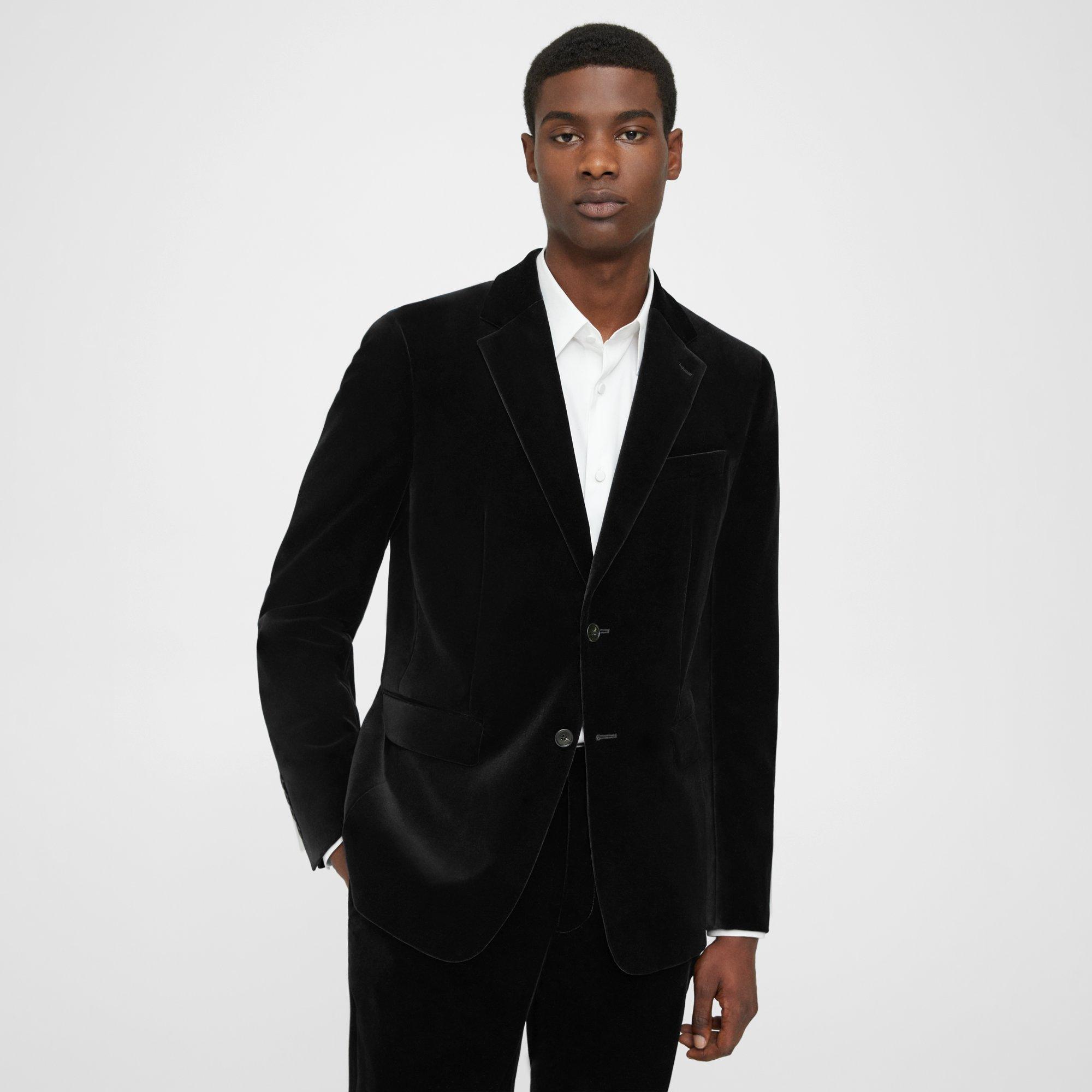 Chambers Blazer in Stretch Velvet