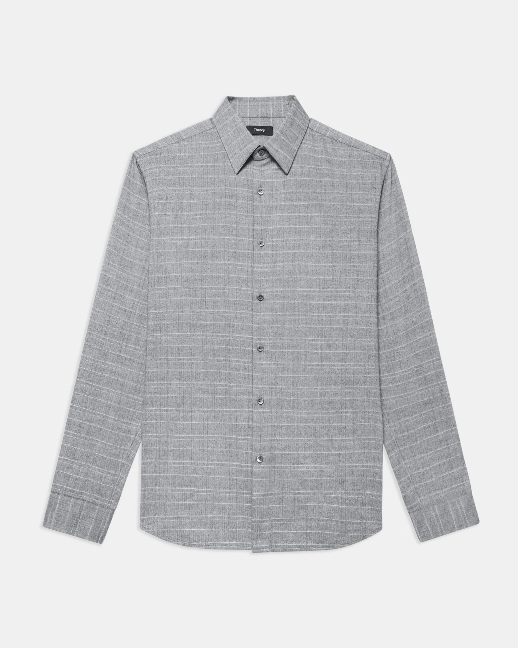 Irving Shirt in Grid Cotton
