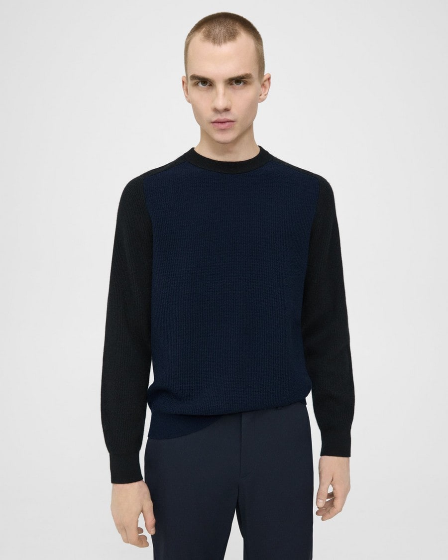 Toby Crewneck Sweater in Wool-Cashmere