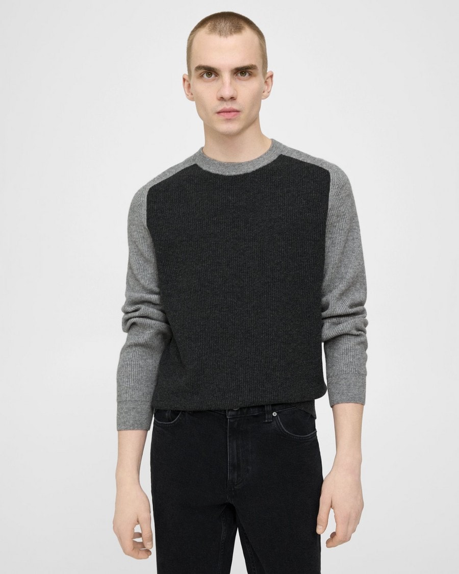 Toby Crewneck Sweater in Wool-Cashmere