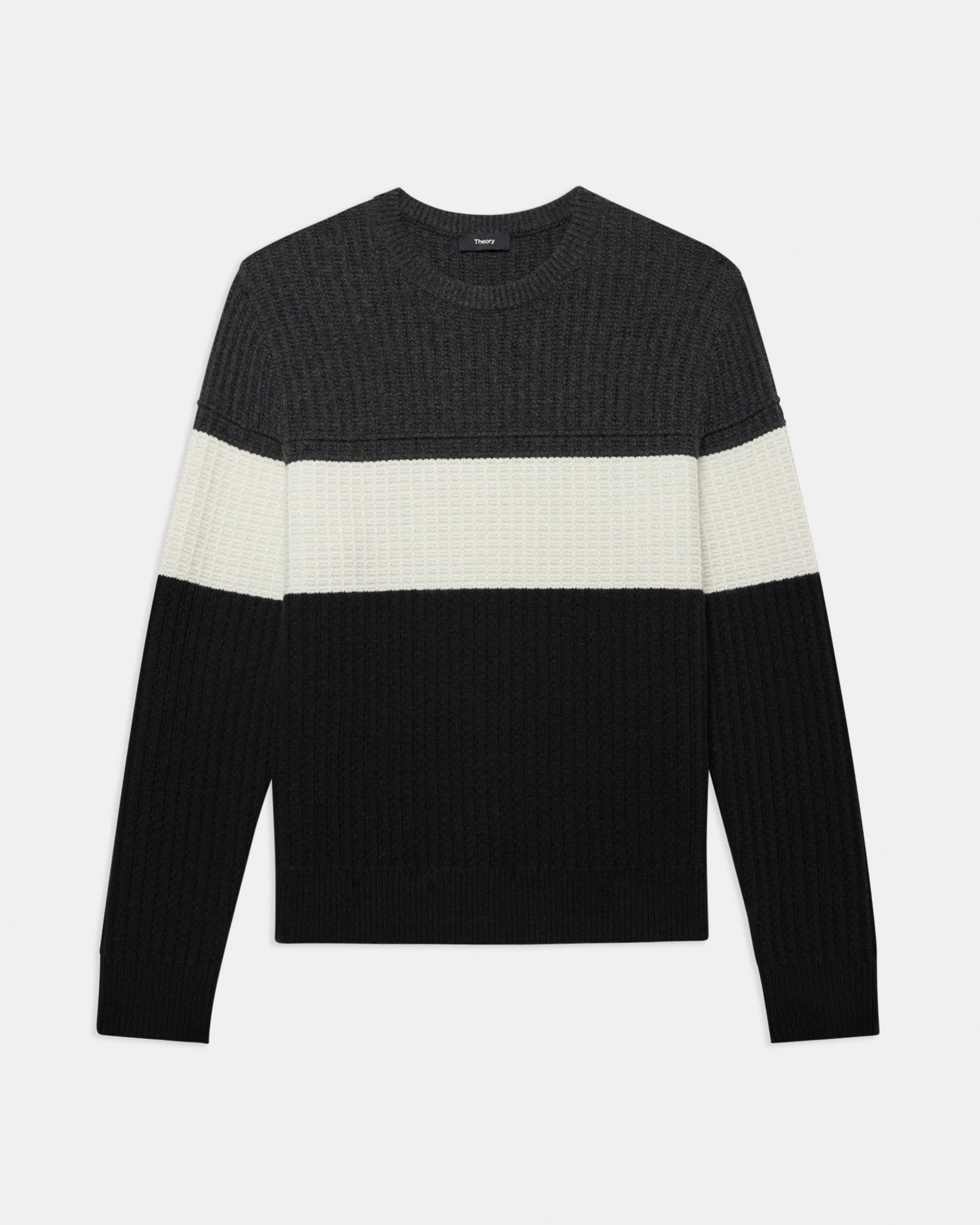 Lamar Crewneck Sweater in Wool-Cashmere