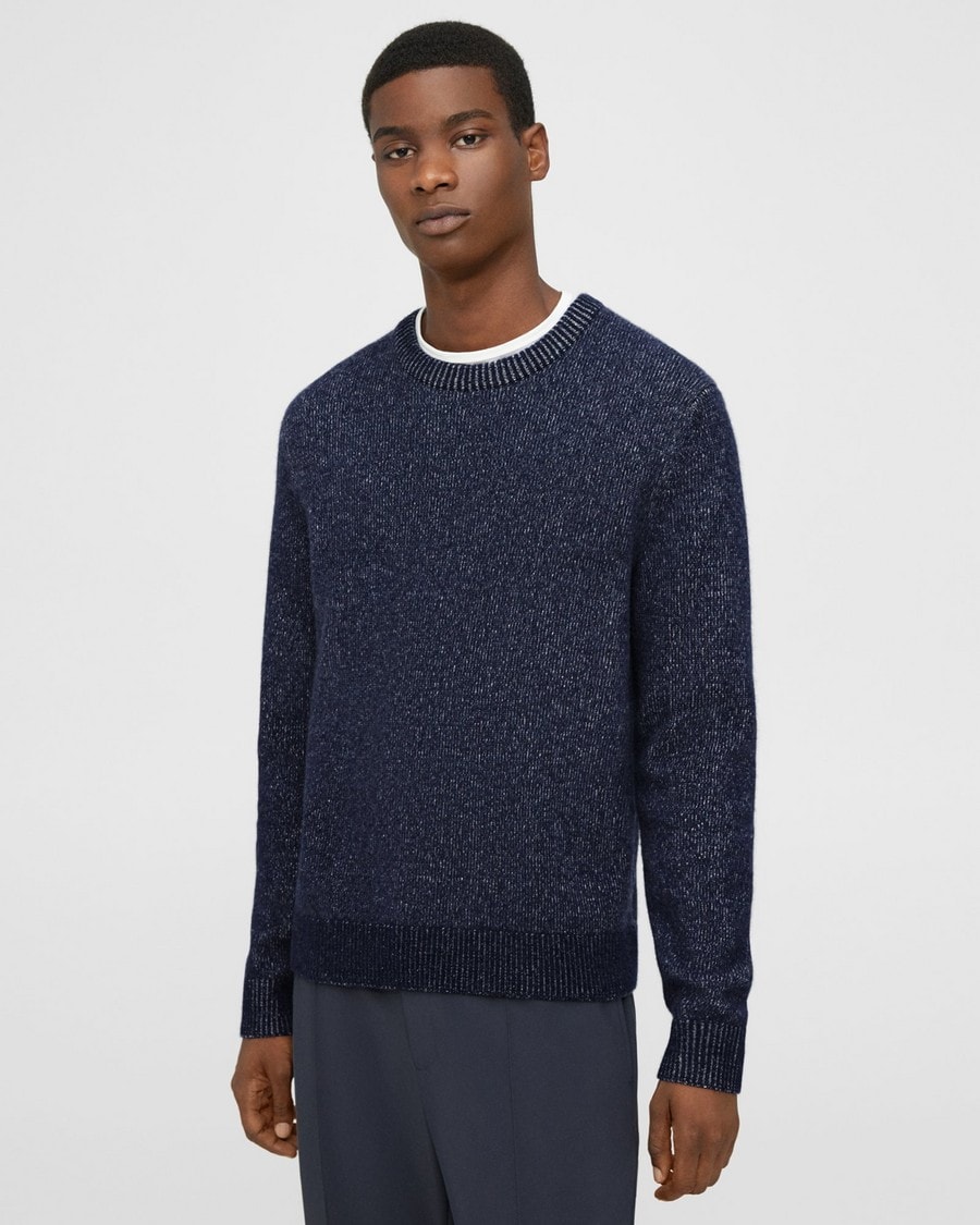 Hilles Crewneck Sweater in Wool-Cashmere