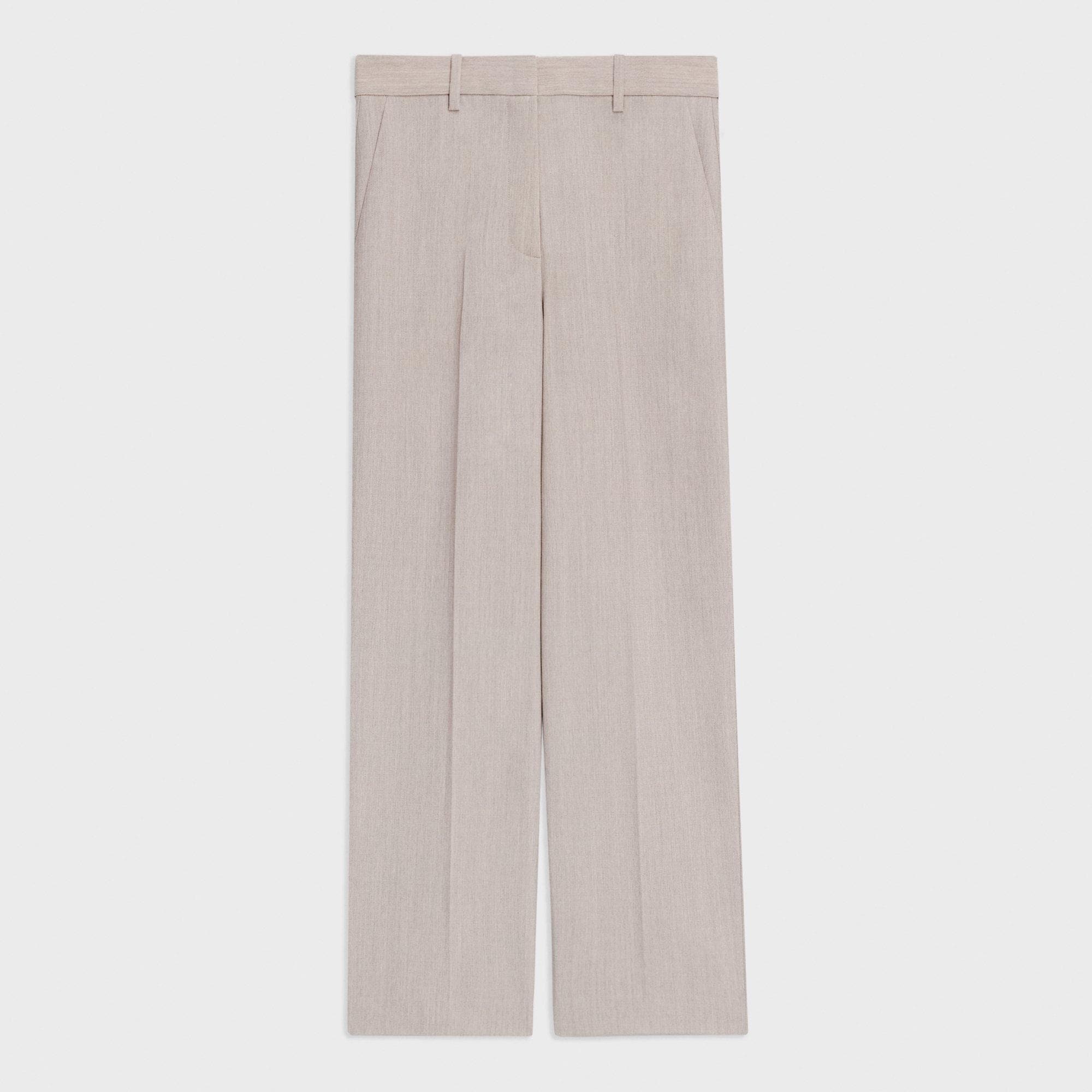High-Waist Straight-Leg Pant in Good Wool