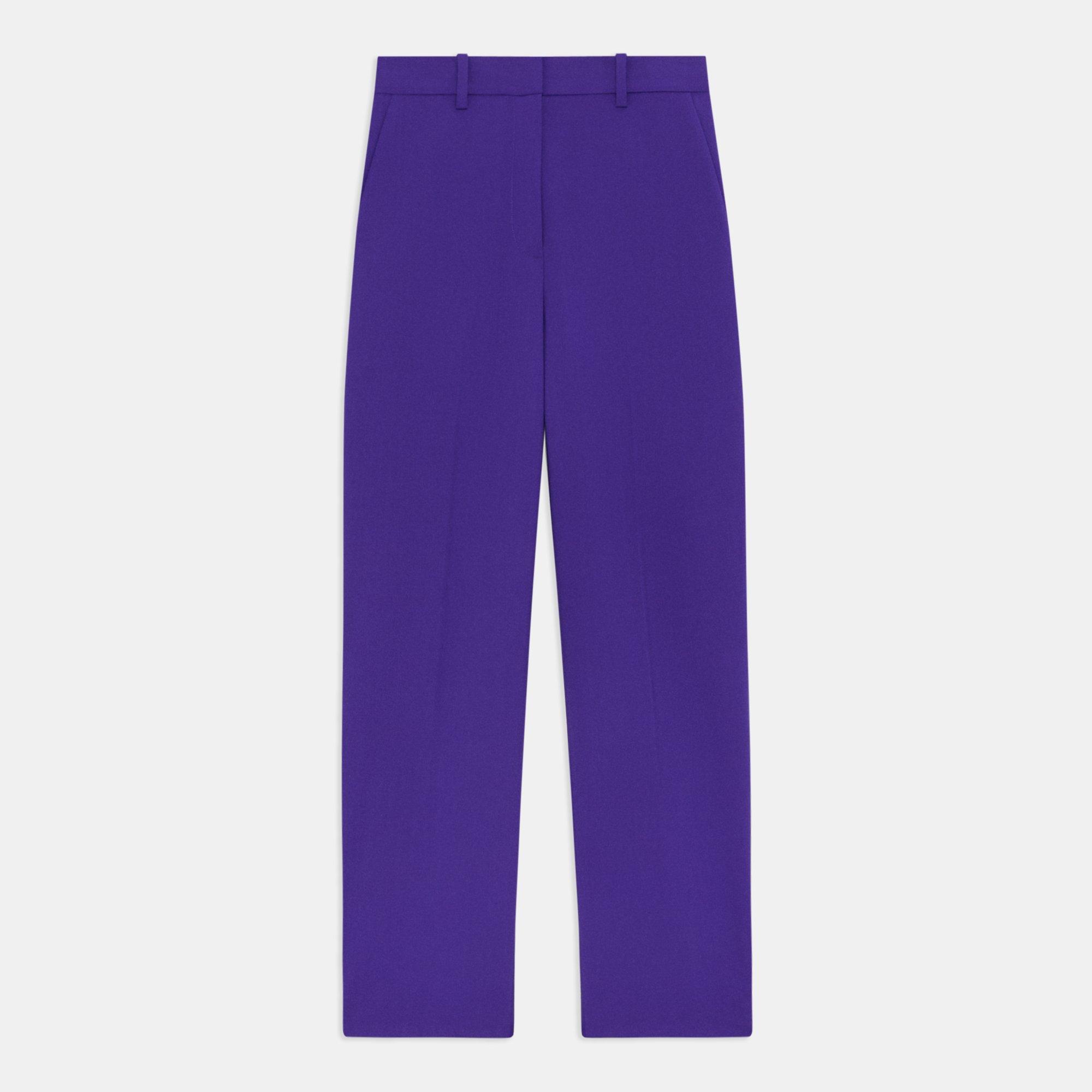 High-Waist Straight-Leg Pant in Good Wool