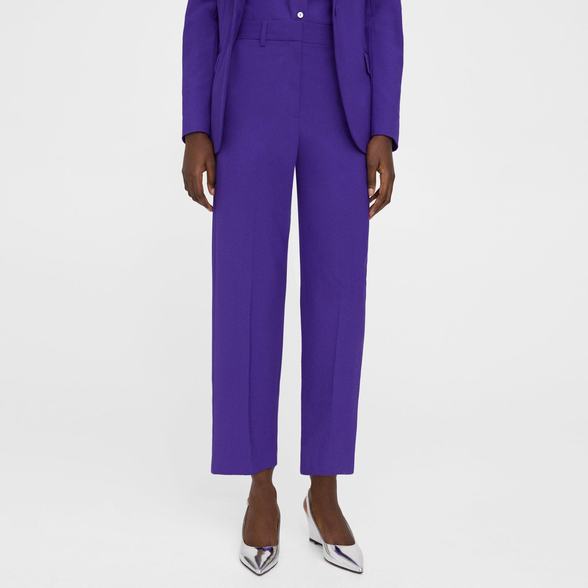 High-Waist Straight-Leg Pant in Good Wool