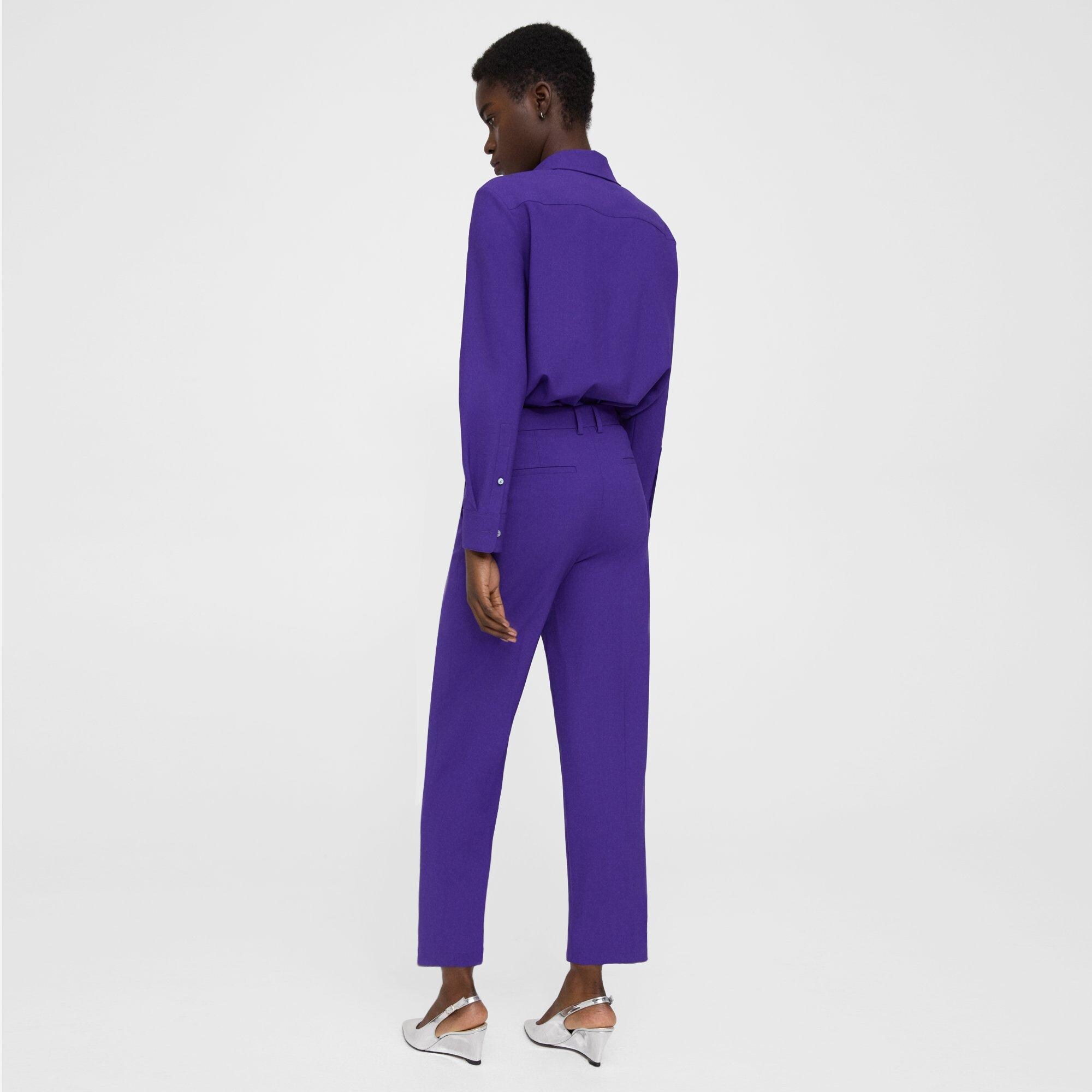 High-Waist Straight-Leg Pant in Good Wool