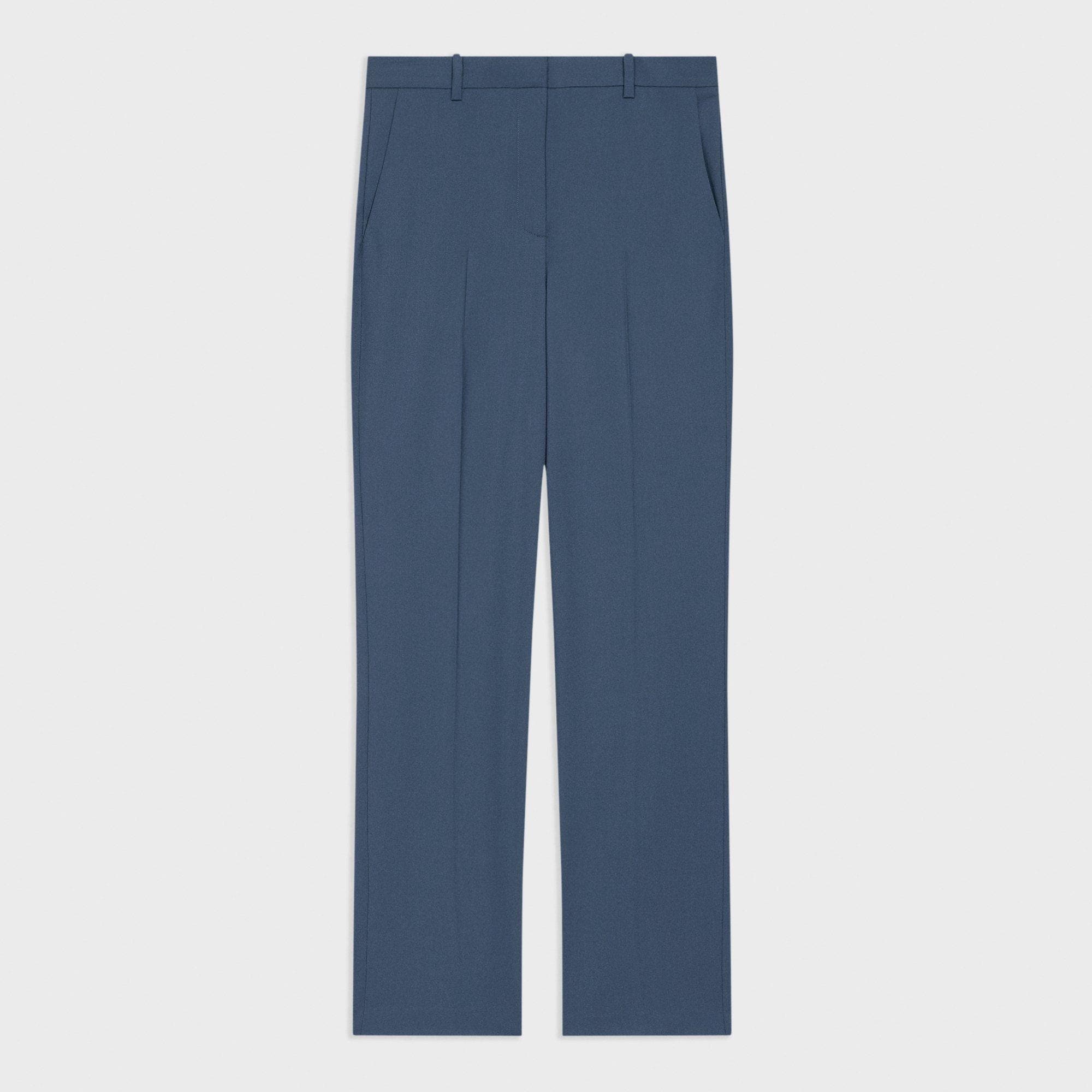 High-Waist Straight-Leg Pant in Good Wool