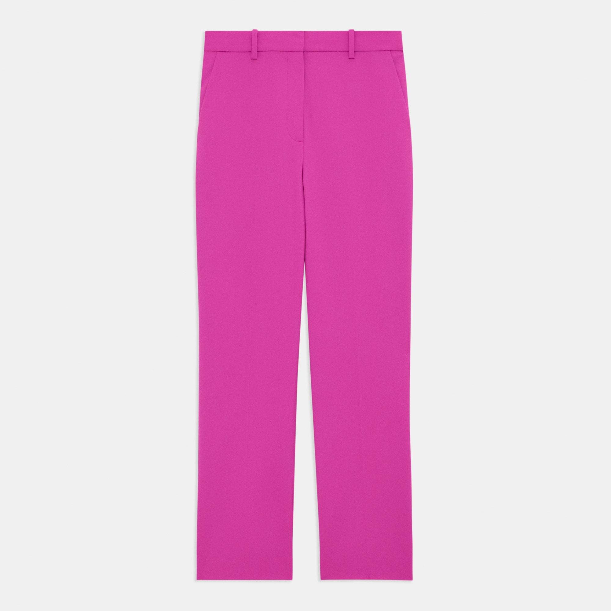 High-Waist Straight-Leg Pant in Good Wool