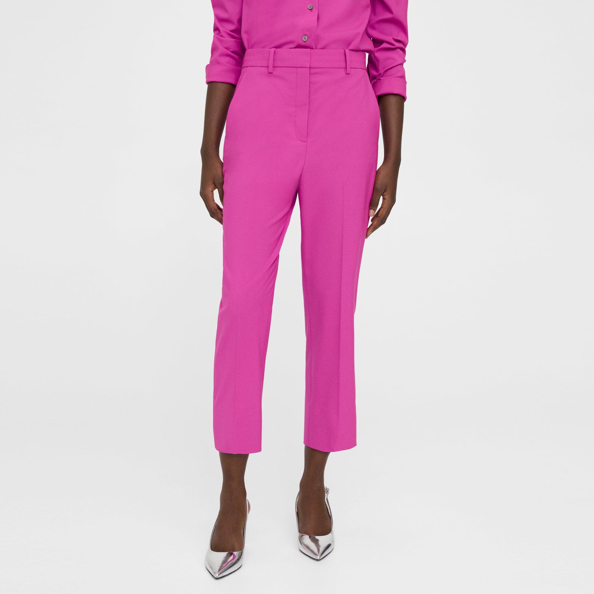 High-Waist Straight-Leg Pant in Good Wool