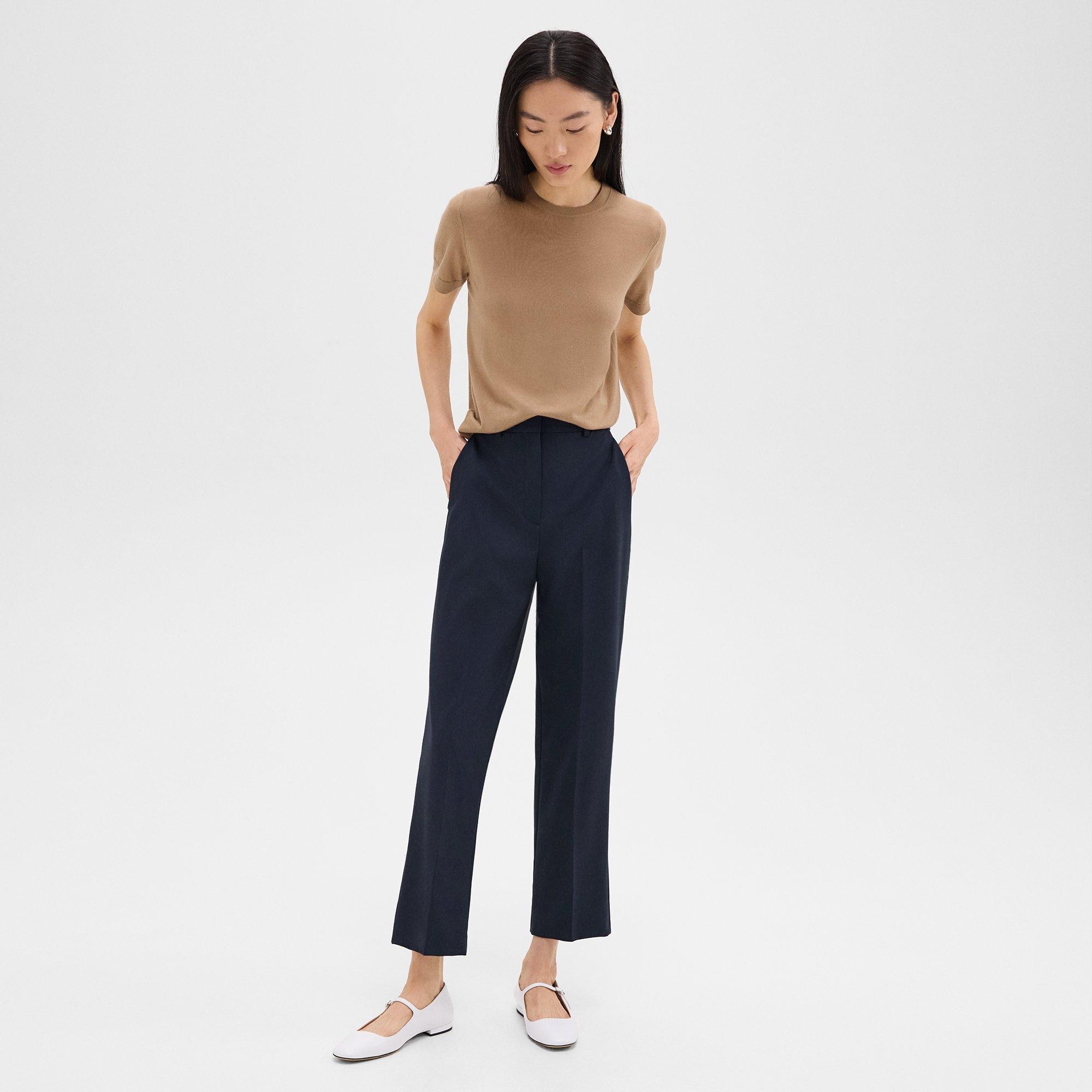 High-Waisted Striped Pants, NOCTURNE