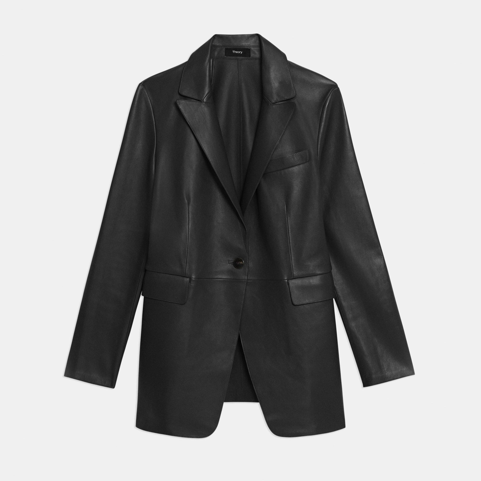 Etiennette Blazer in Leather