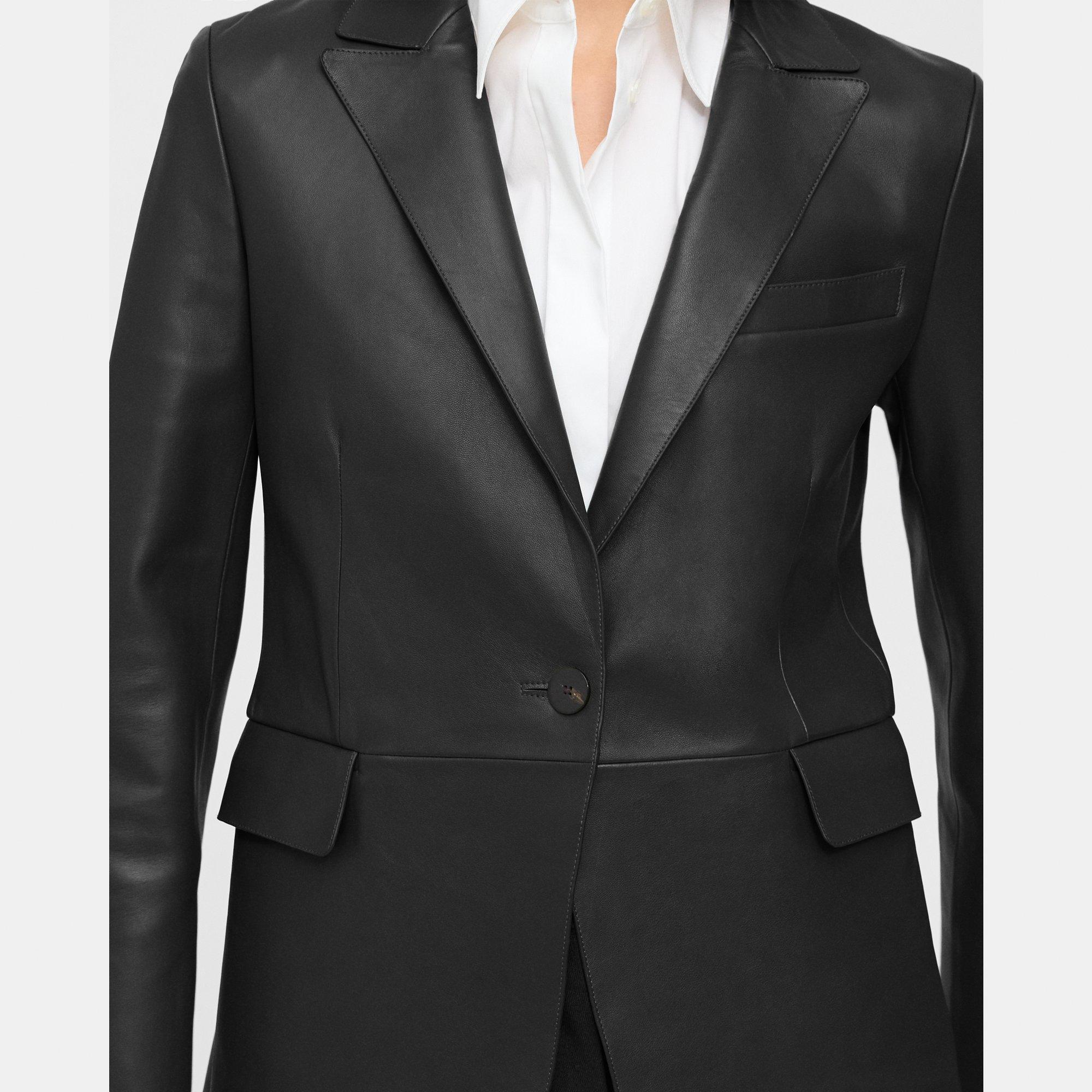 Etiennette Blazer in Leather