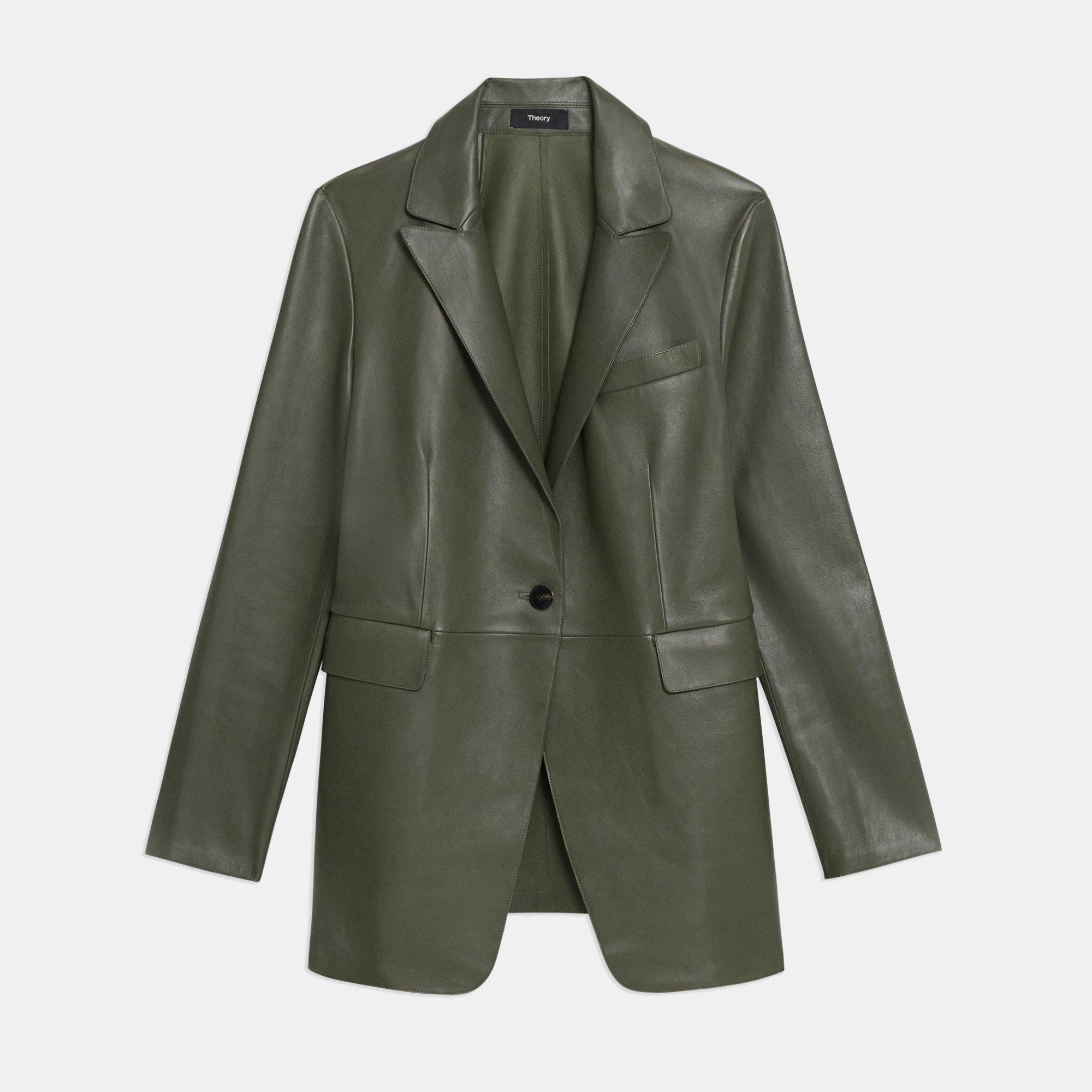 Etiennette Blazer in Leather