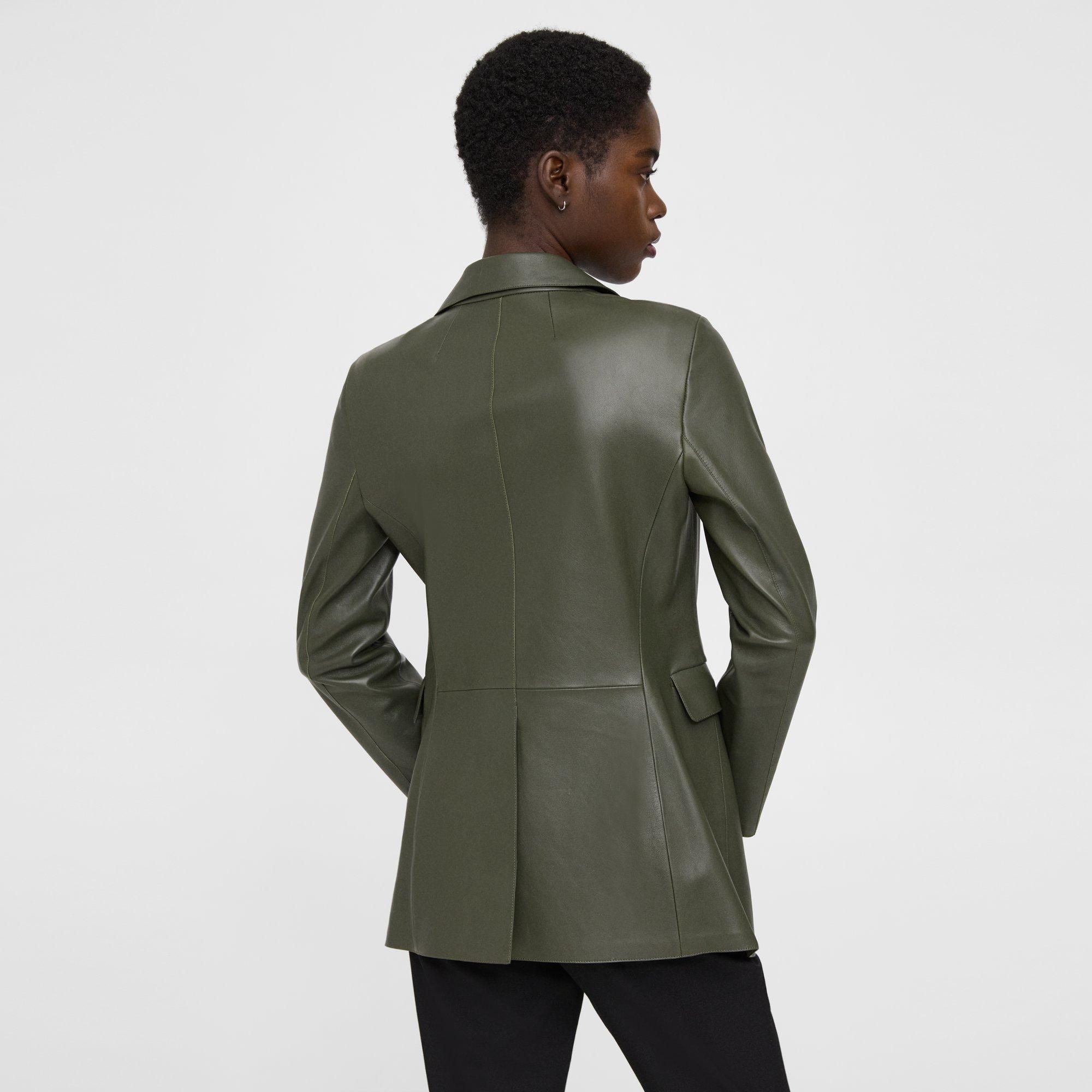 Etiennette Blazer in Leather