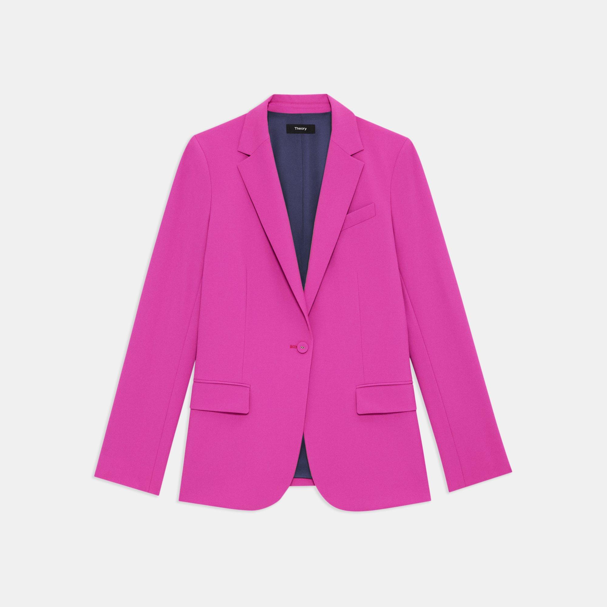 Red Good Wool Staple Blazer | Theory