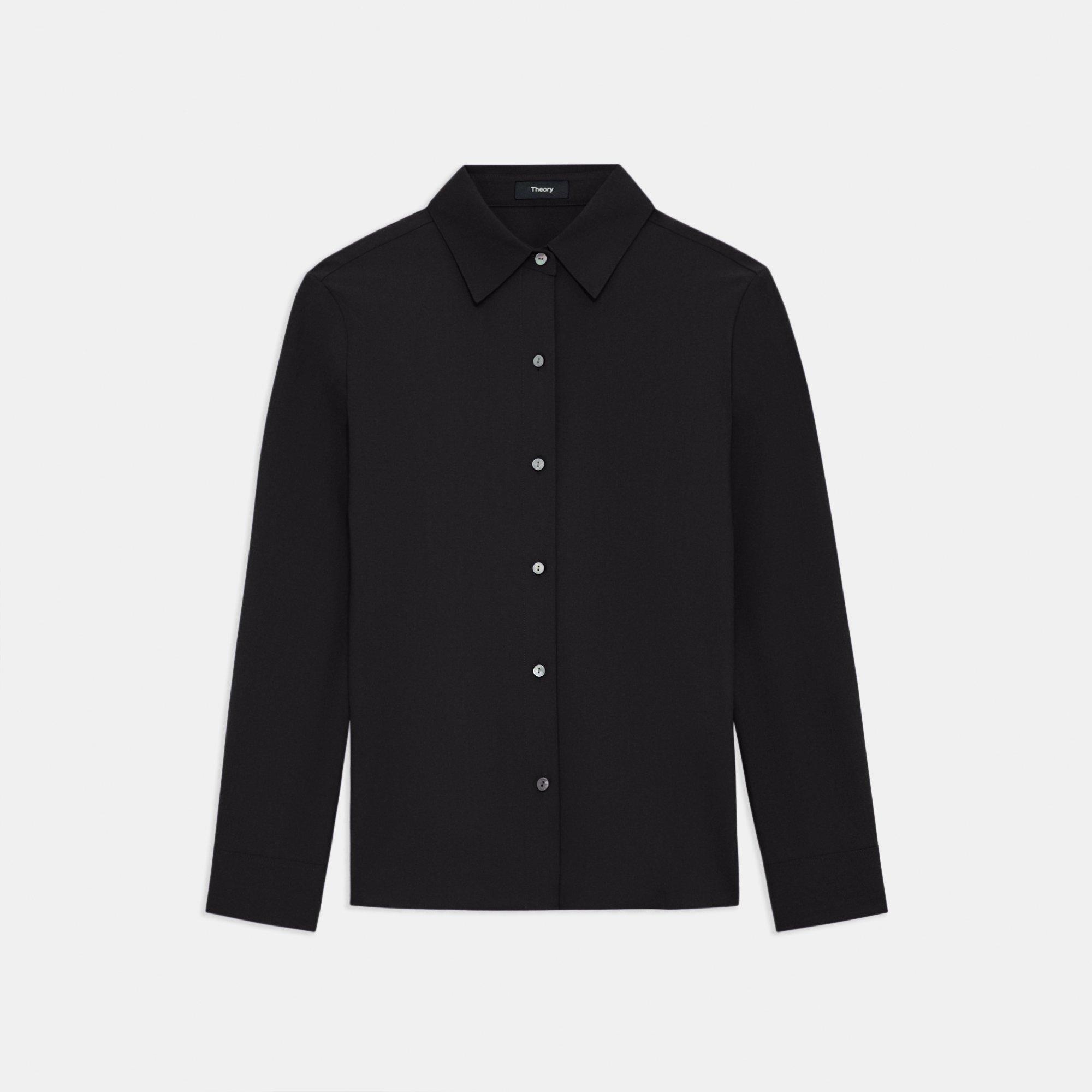 Straight Shirt in Good Wool