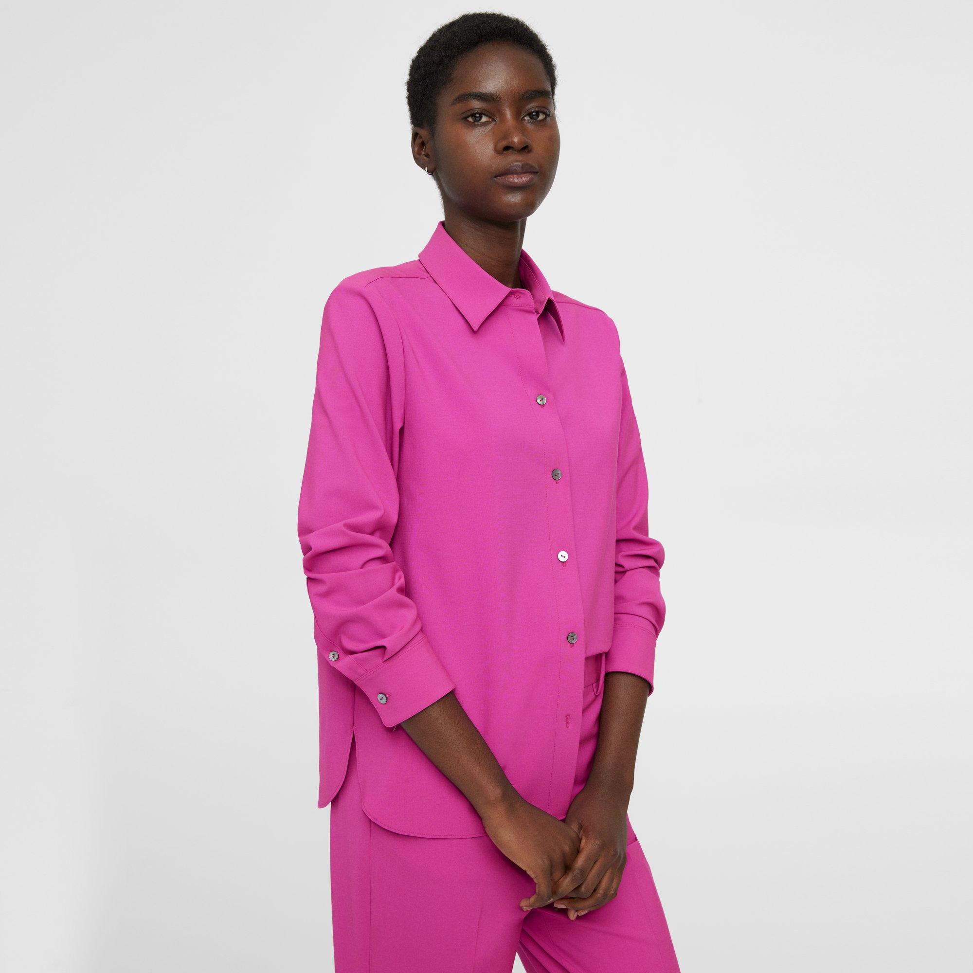 Straight Shirt in Good Wool