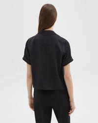 Silk Georgette Camp Shirt | Theory Silk Georgette Camp Shirt | Theory