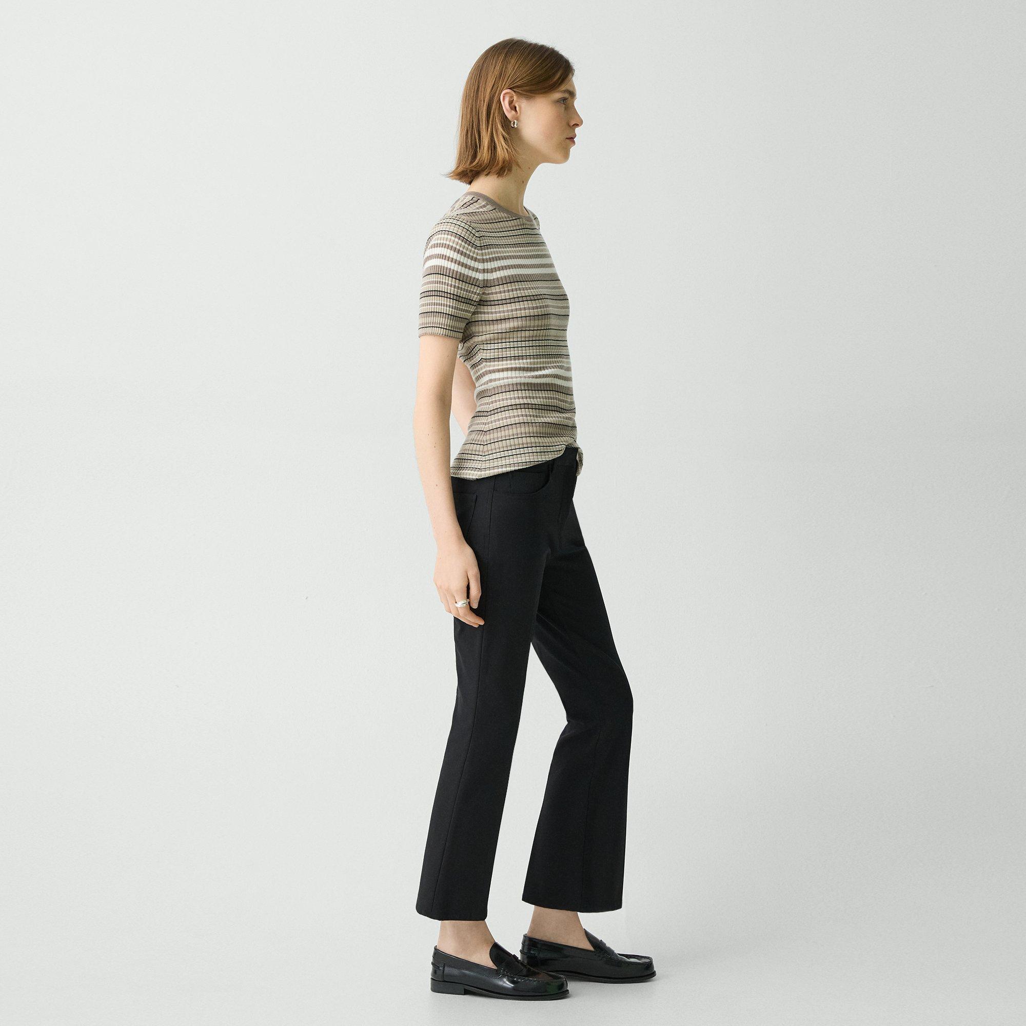 5-Pocket Kick Trousers in Stretch Cotton