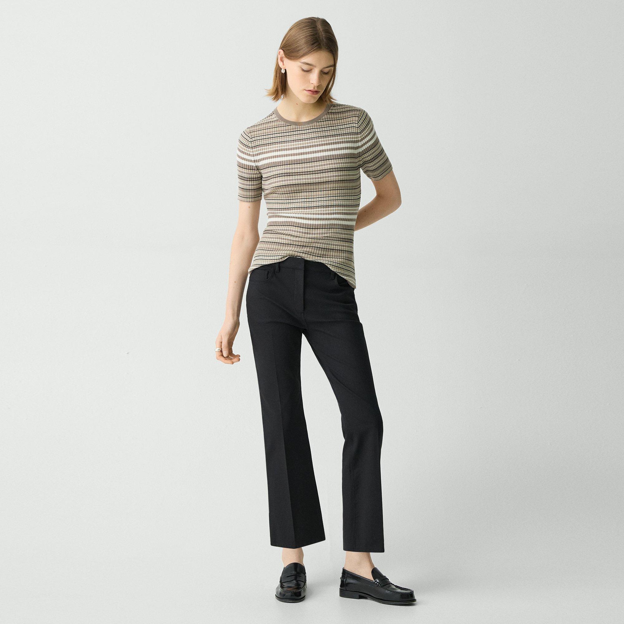 5-Pocket Kick Trousers in Stretch Cotton