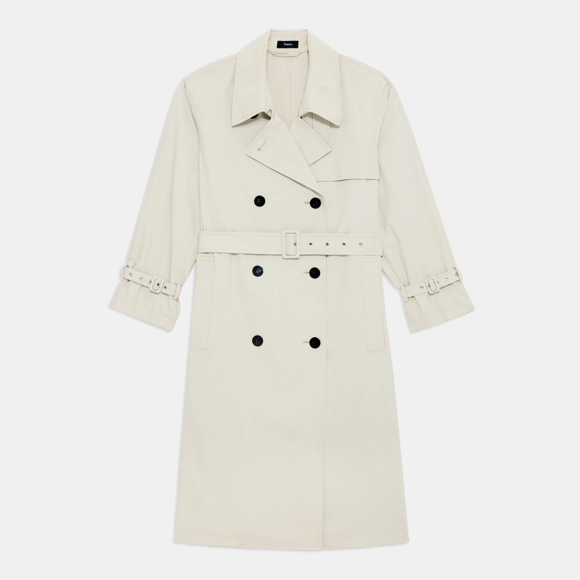 ジャケット・アウター Theory Sleek Trench CL Car Coat Theory Relaxed Trench Coat | Bloomingdale's