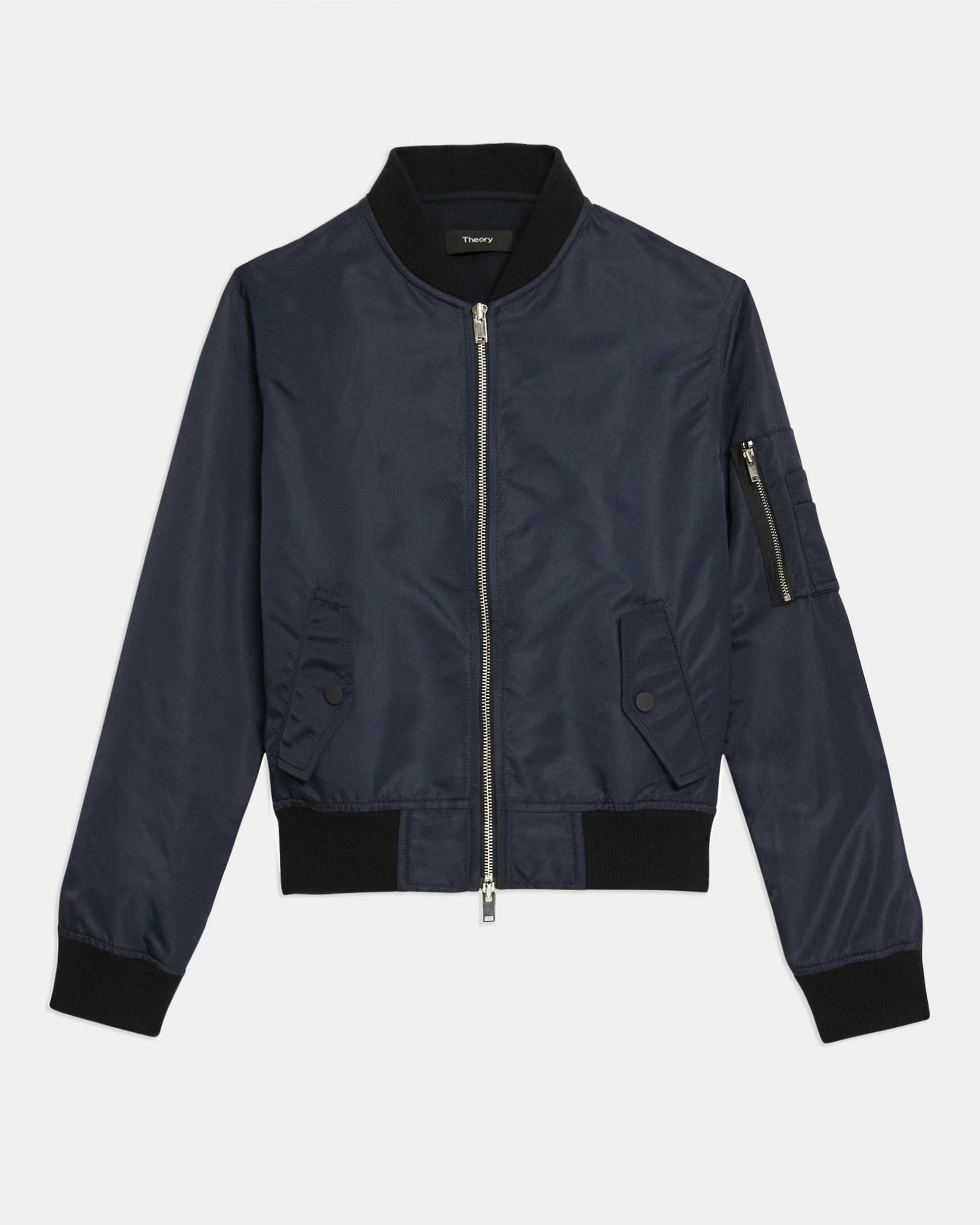 Classic Bomber Jacket in Recycled Nylon