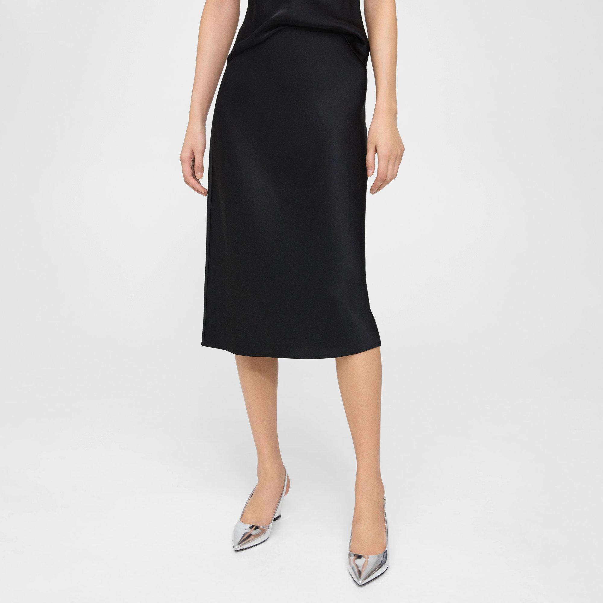 Satin Slip Skirt | Theory