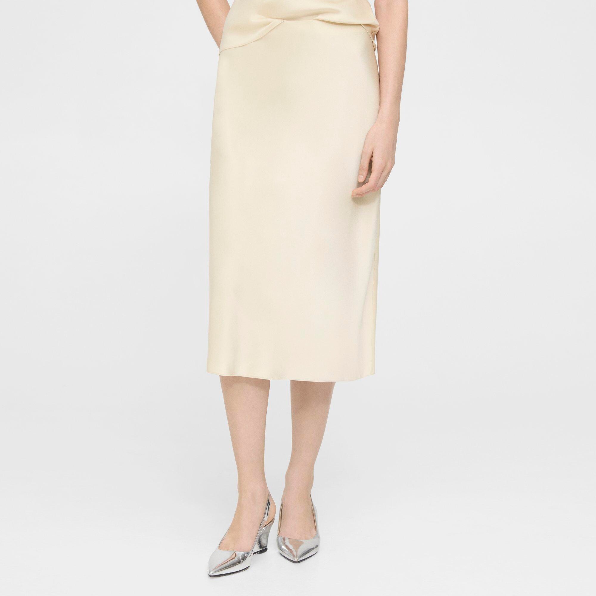 Satin Slip Skirt | Theory