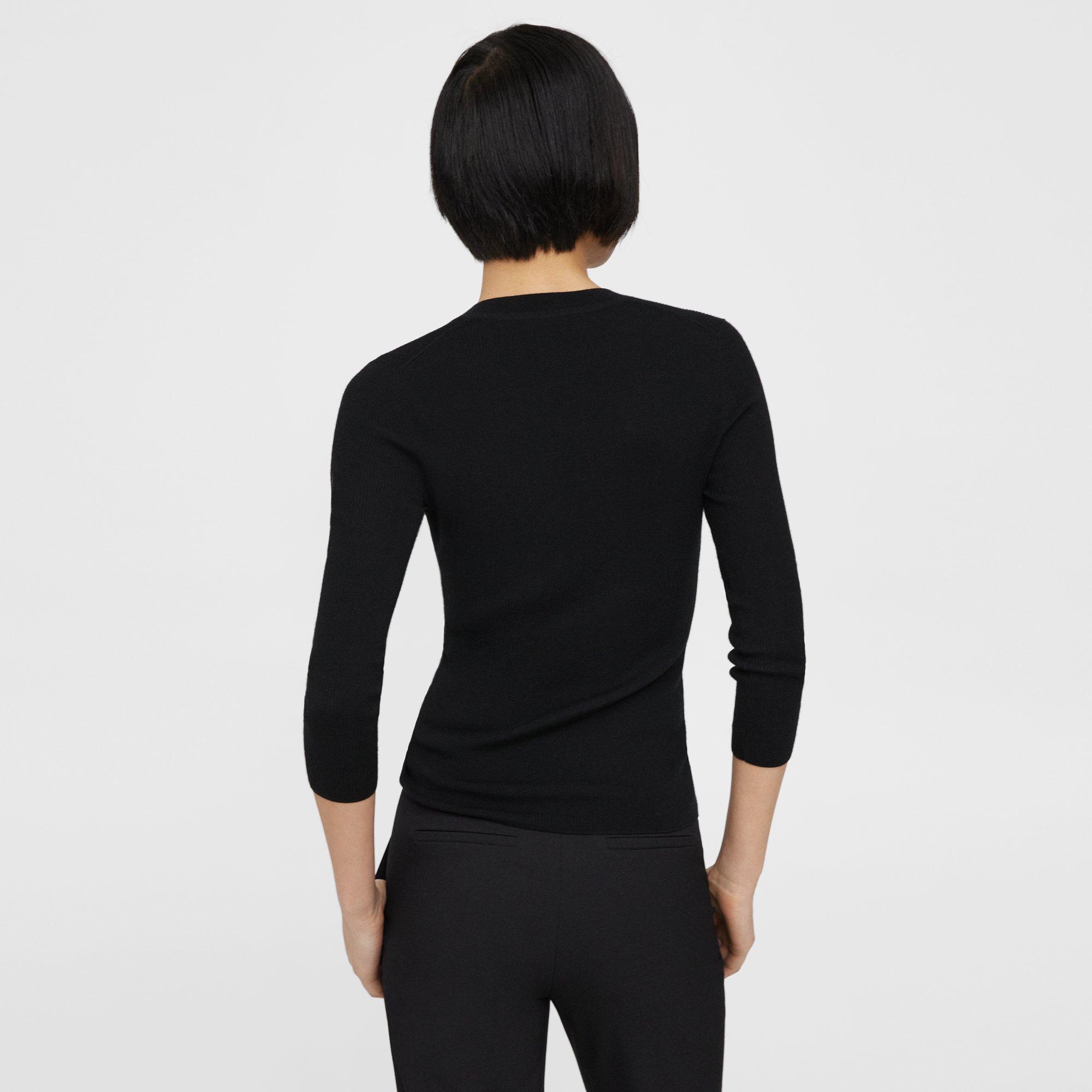 Scoop Neck Sweater in Regal Wool