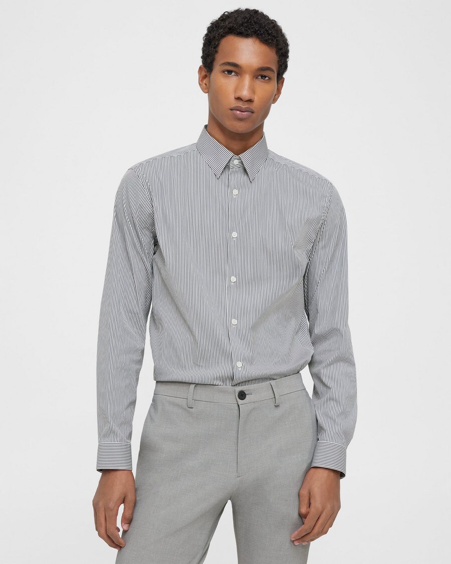 Irving Shirt in Cotton Blend