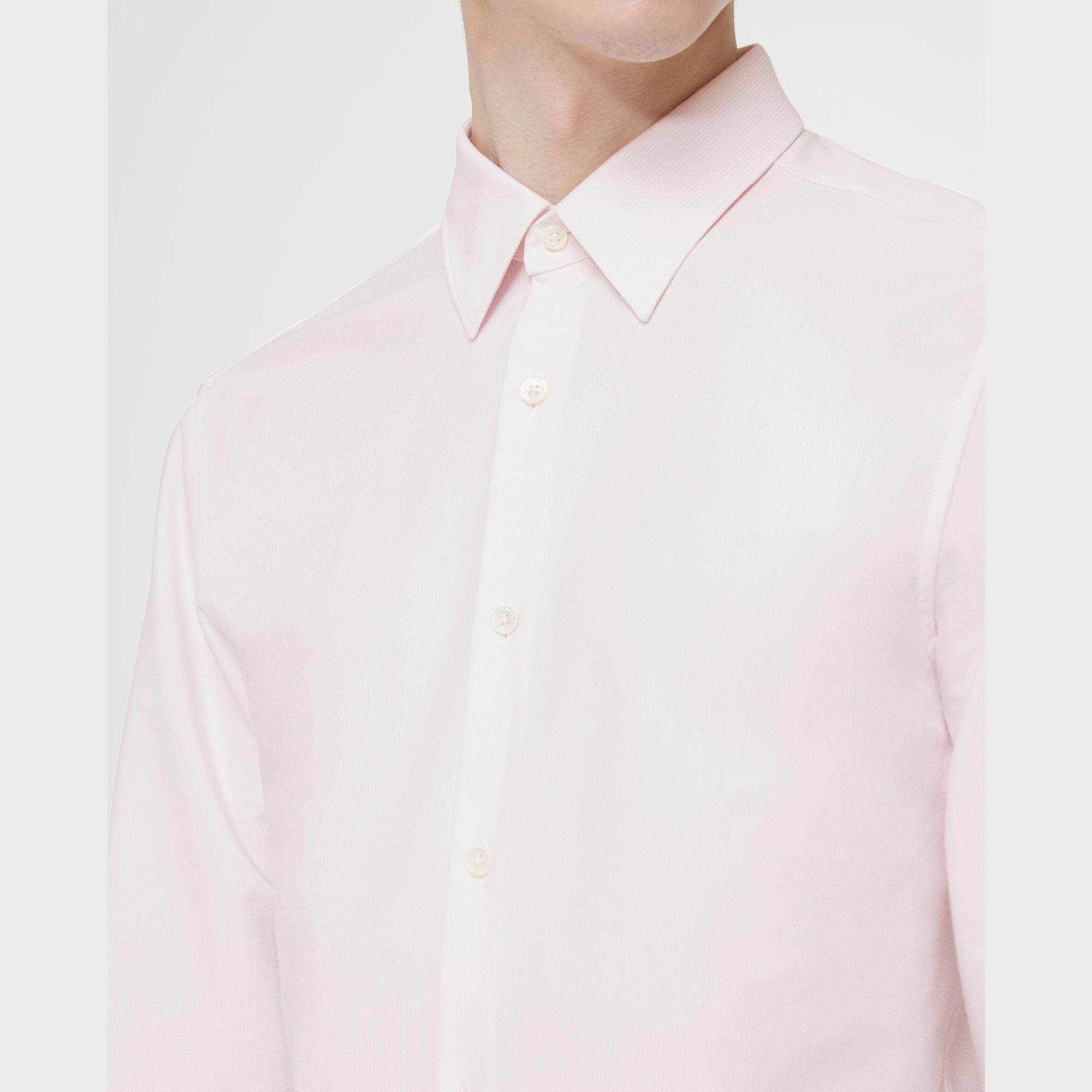 Sylvain Shirt in Striped Cotton Blend