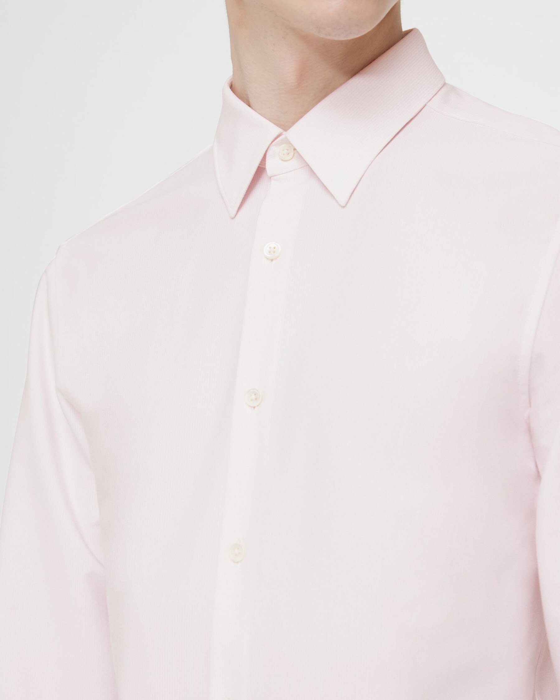 Sylvain Shirt in Striped Cotton Blend
