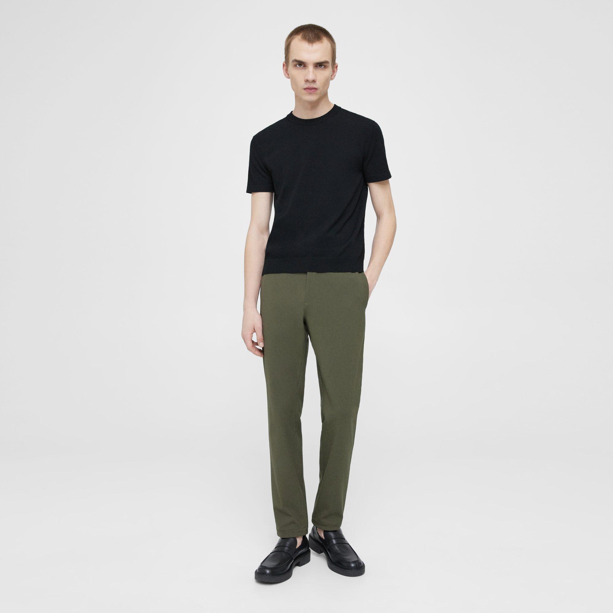 Sarior Short-Sleeve Sweater in Fine Bilen