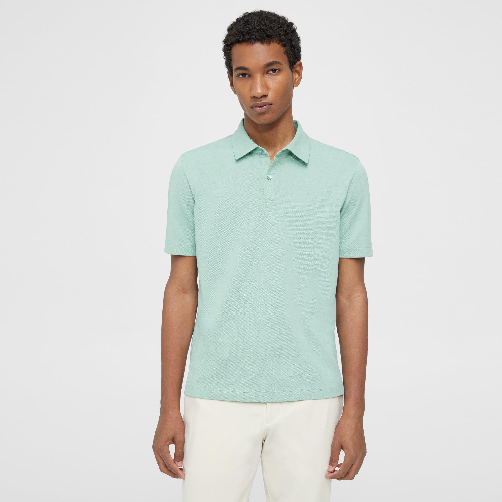 Blue Function Piqué Joffrey Polo Shirt | Theory