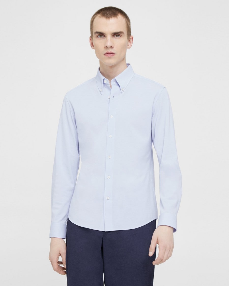 Alfred Shirt in Cotton-Blend Knit