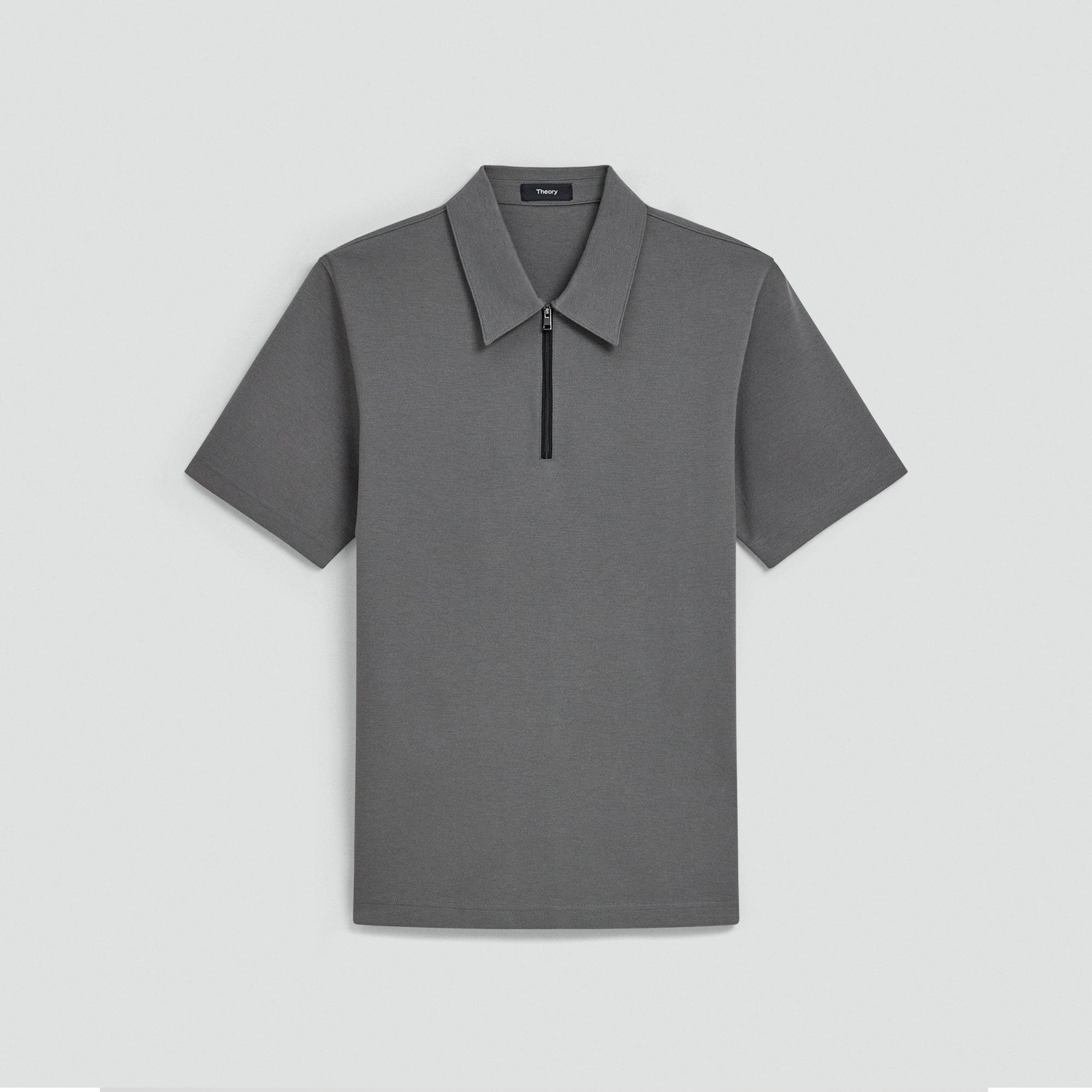 Ryder Quarter-Zip Polo in Relay Jersey from Theory - $165