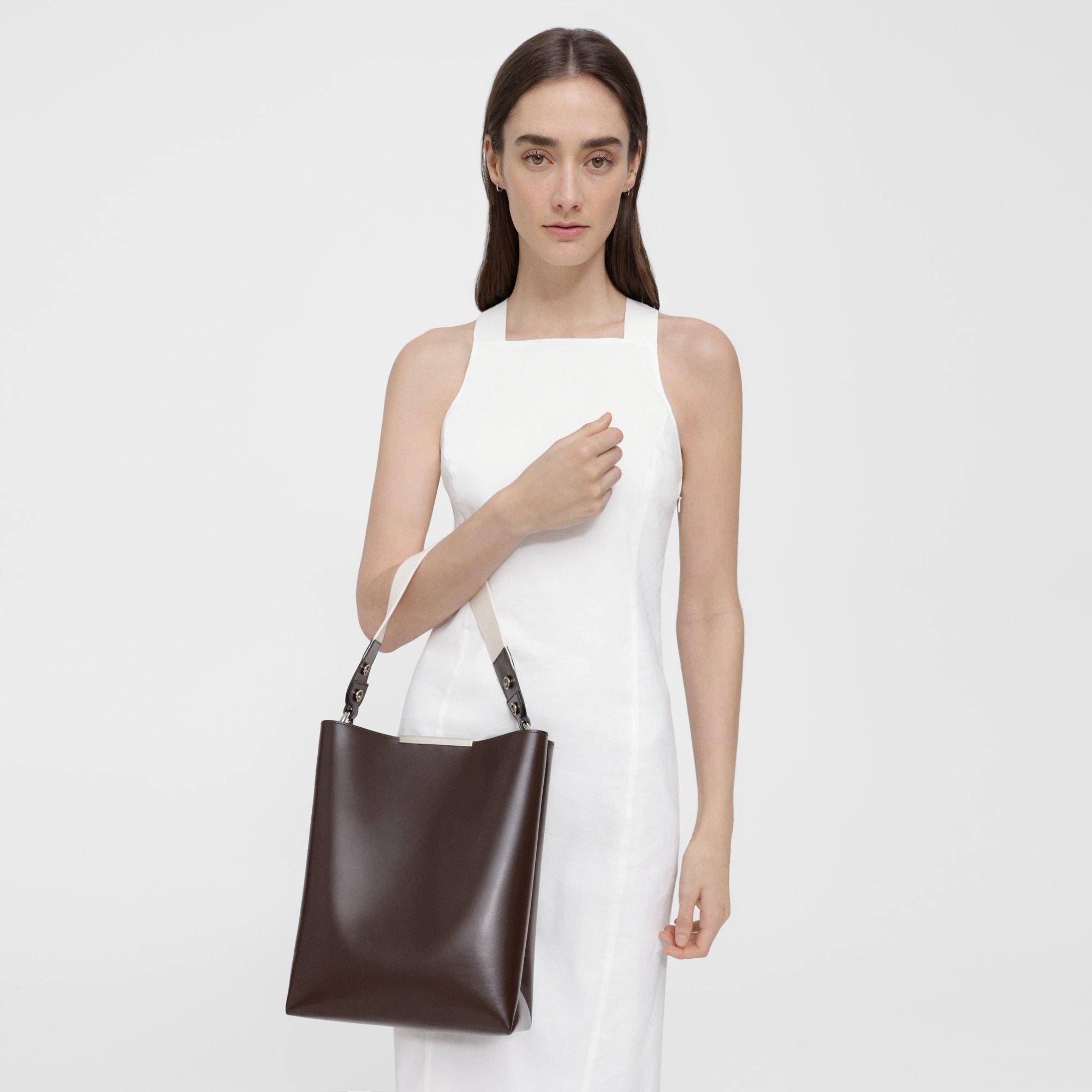 Aesther Ekme Fold-Over Leather Shoulder Bag