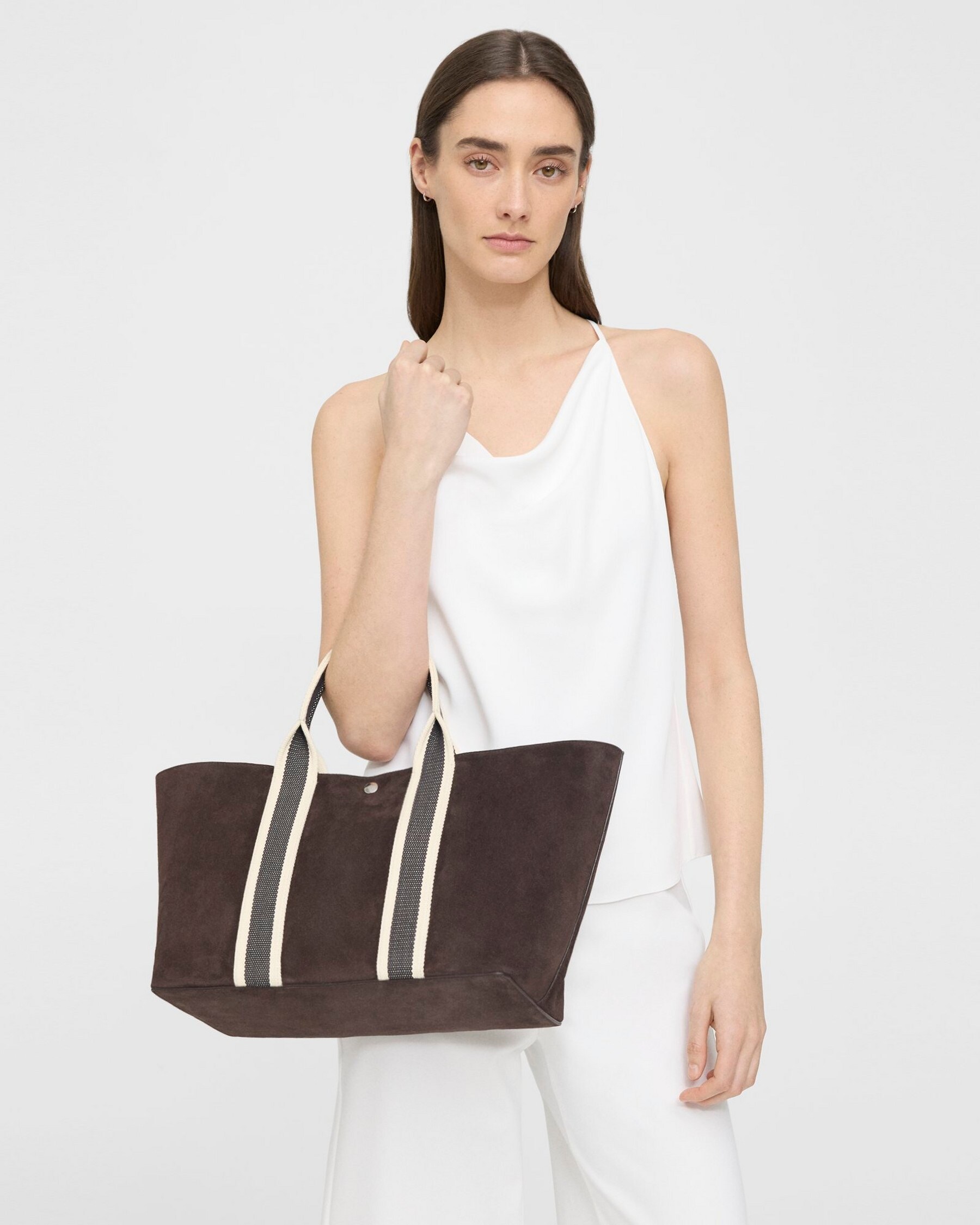 Day Tote Bag in Suede