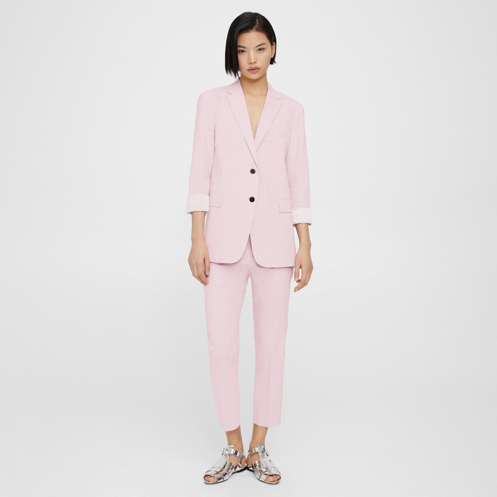Cuffed Blazer in Good Linen