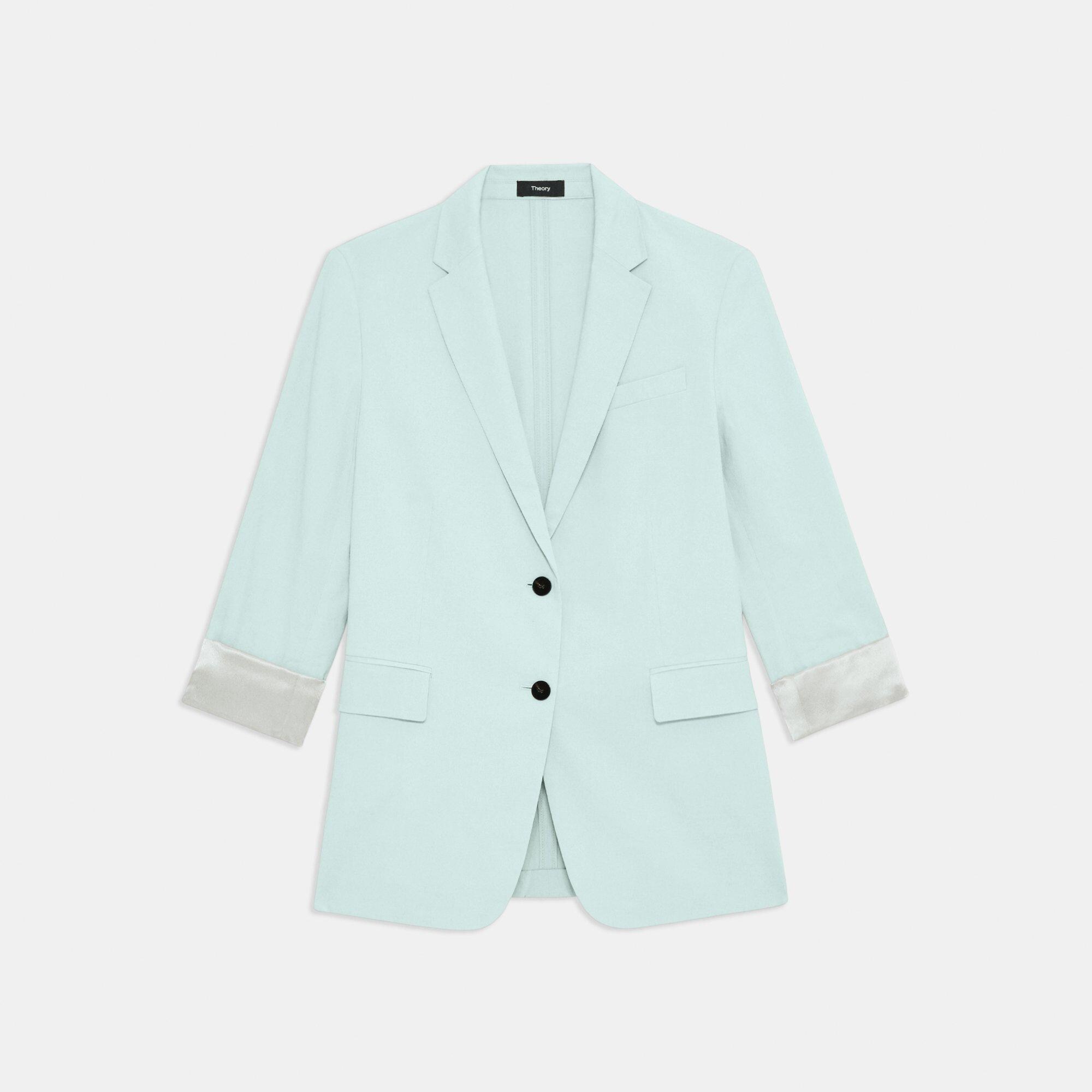 Blazer mit Manschetten aus Good Linen