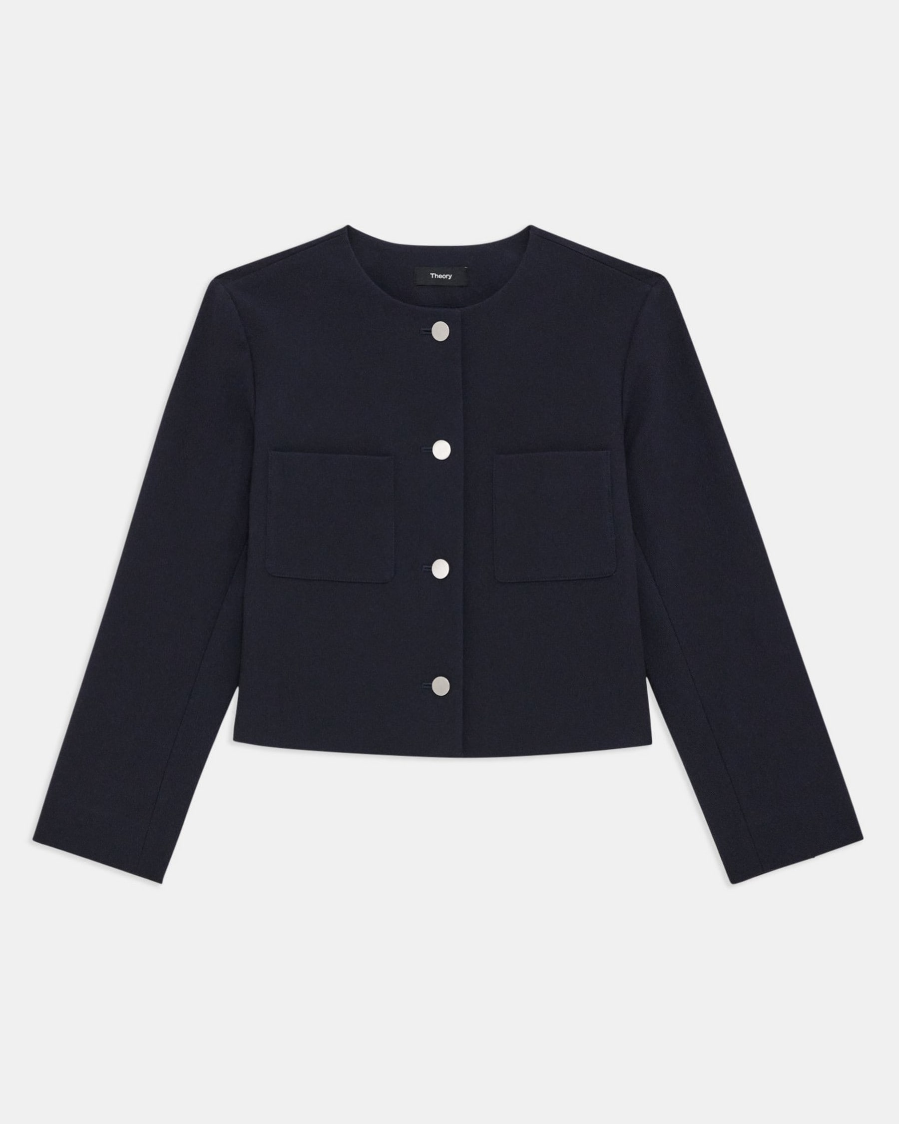 Cropped Jacket in Neoteric Twill