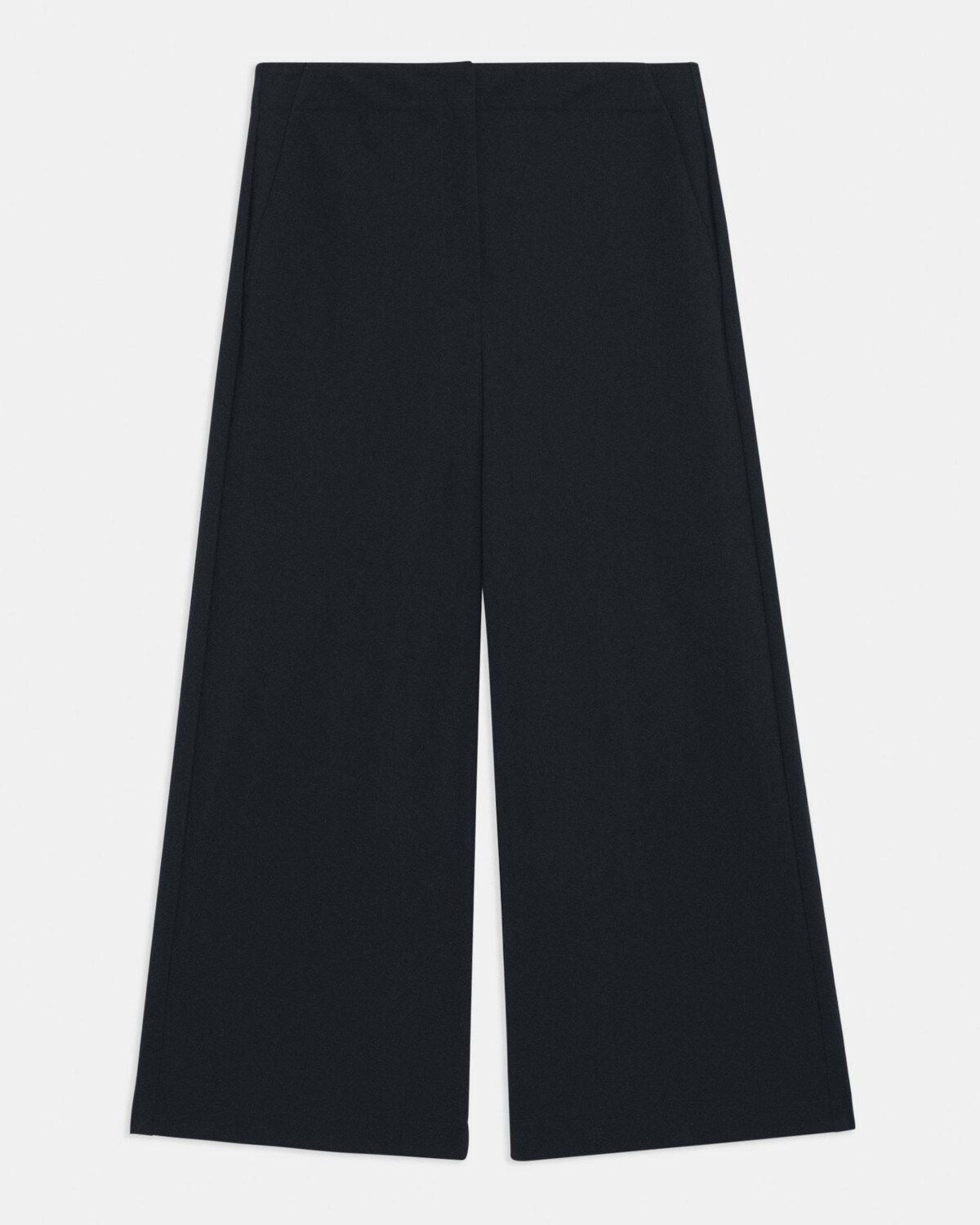 Cropped Wide-Leg Pant in Precision Ponte