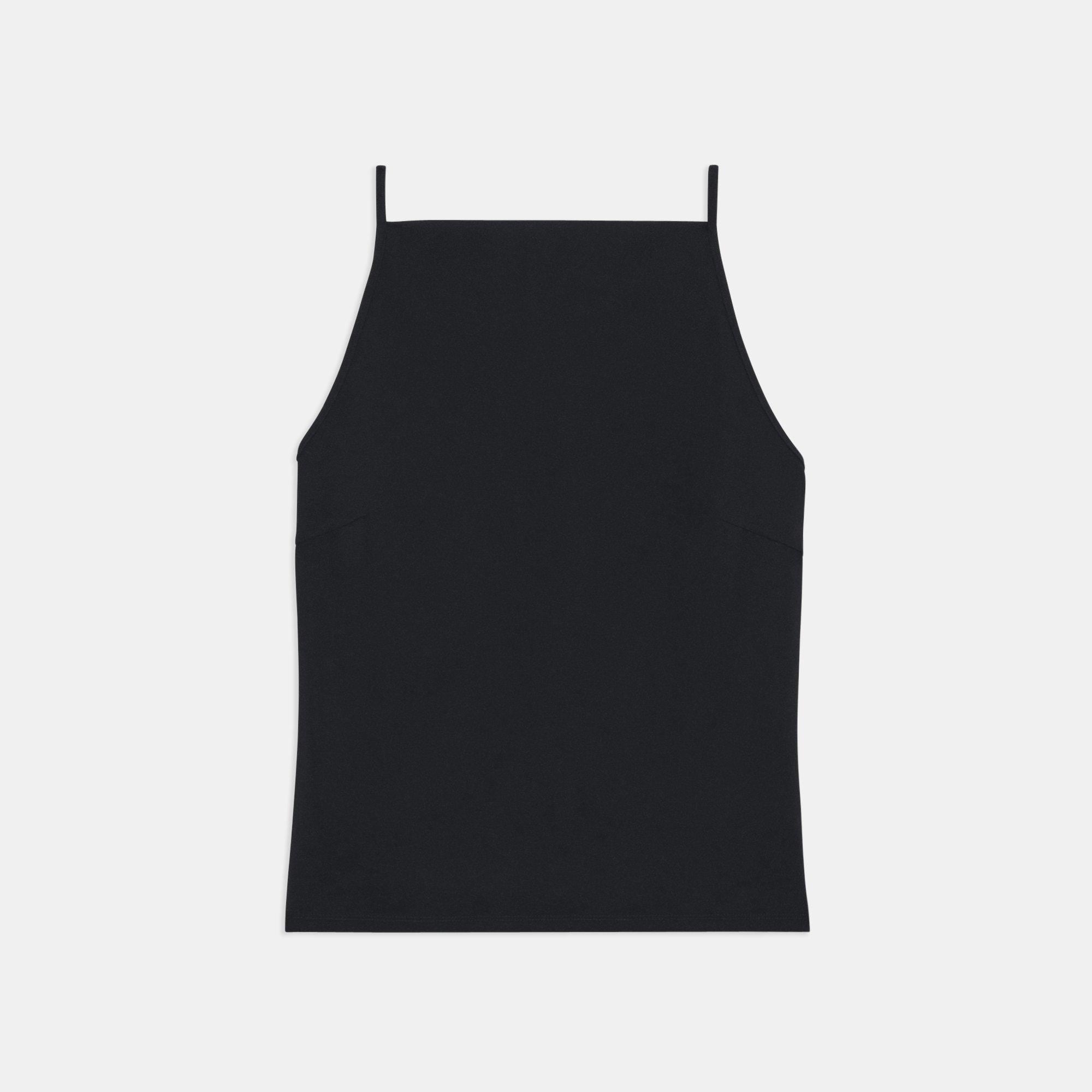 Square Neck Tank Top in Precision Ponte