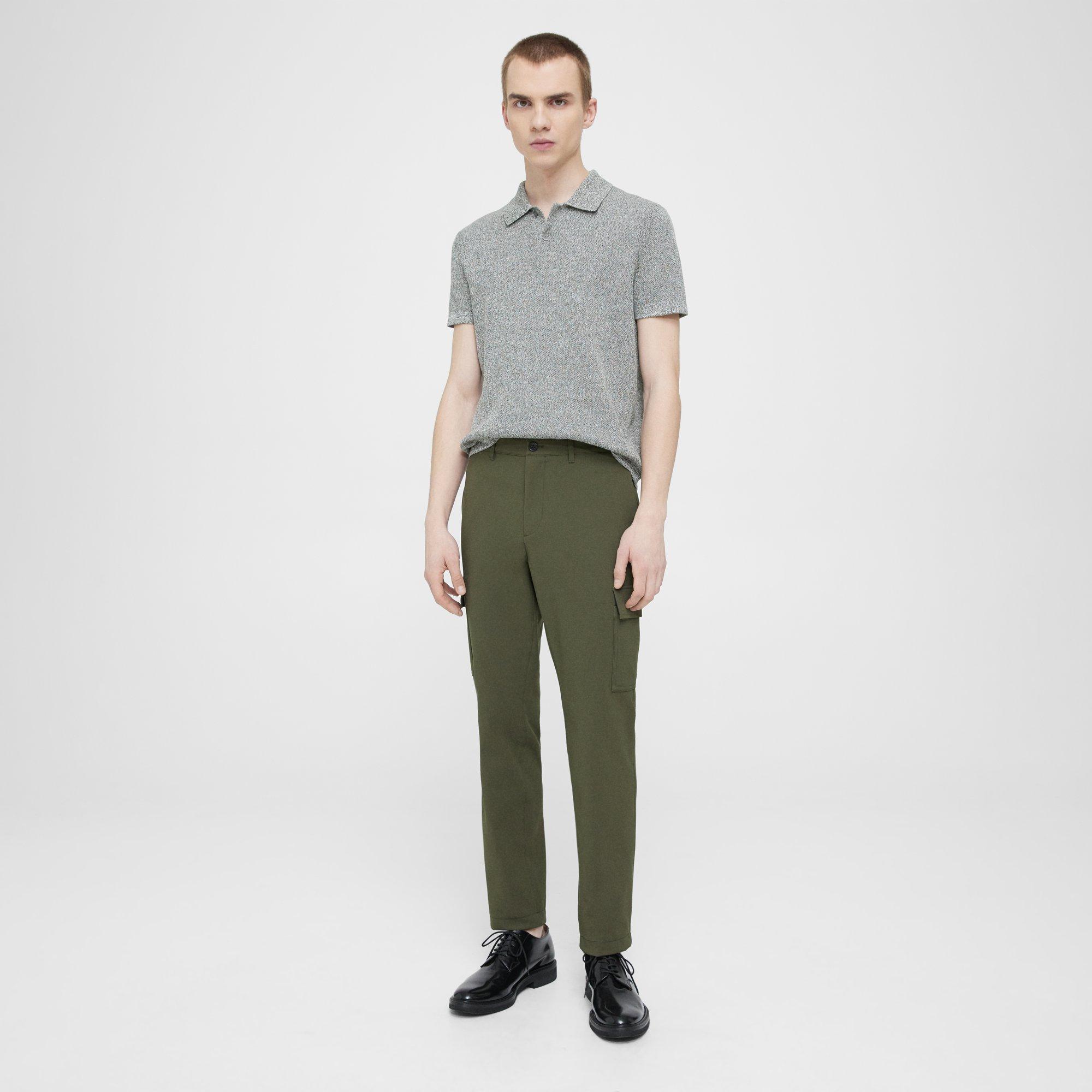 Green Neoteric Twill Zaine Cargo Pant | Theory