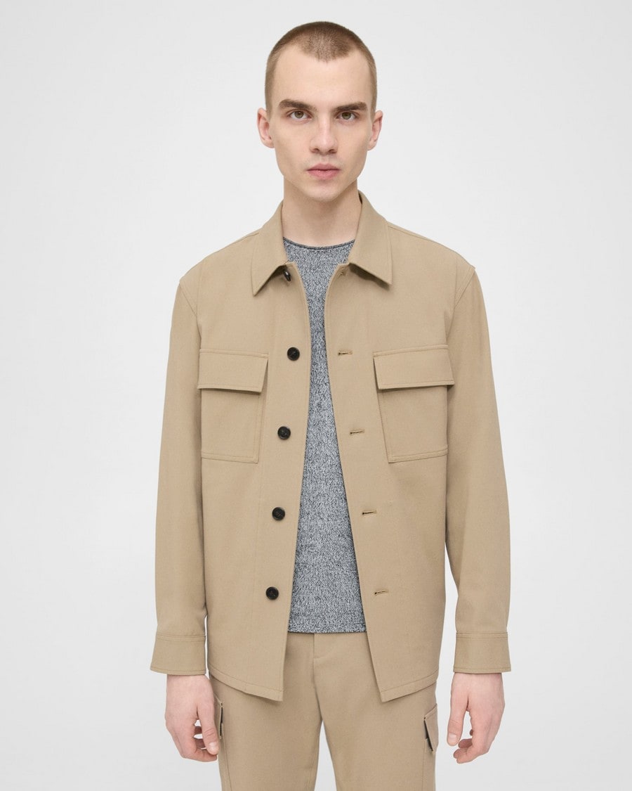 Clyfford Shirt Jacket in Neoteric Twill